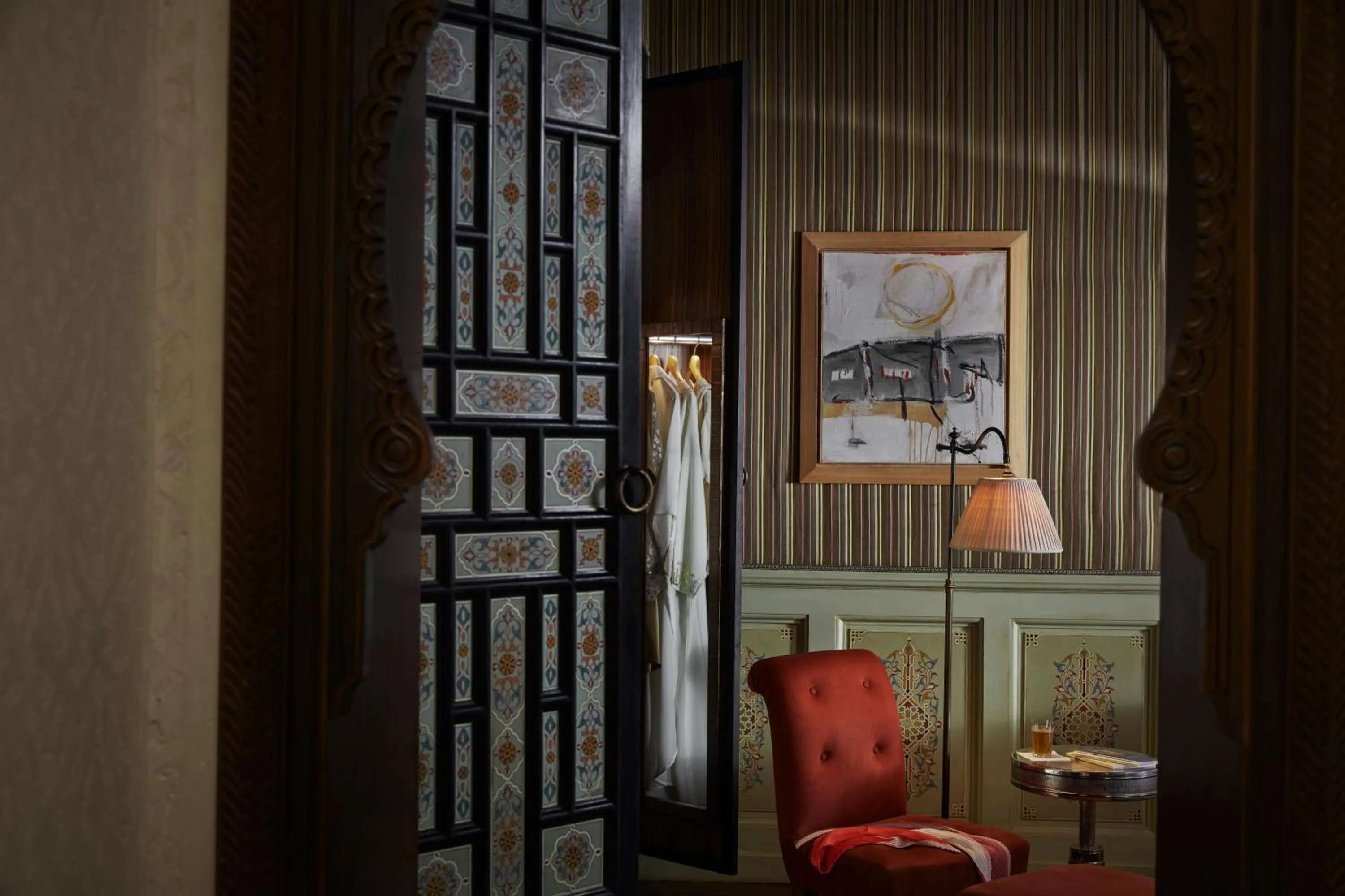 Seating area in Royal Mansour Marrakech