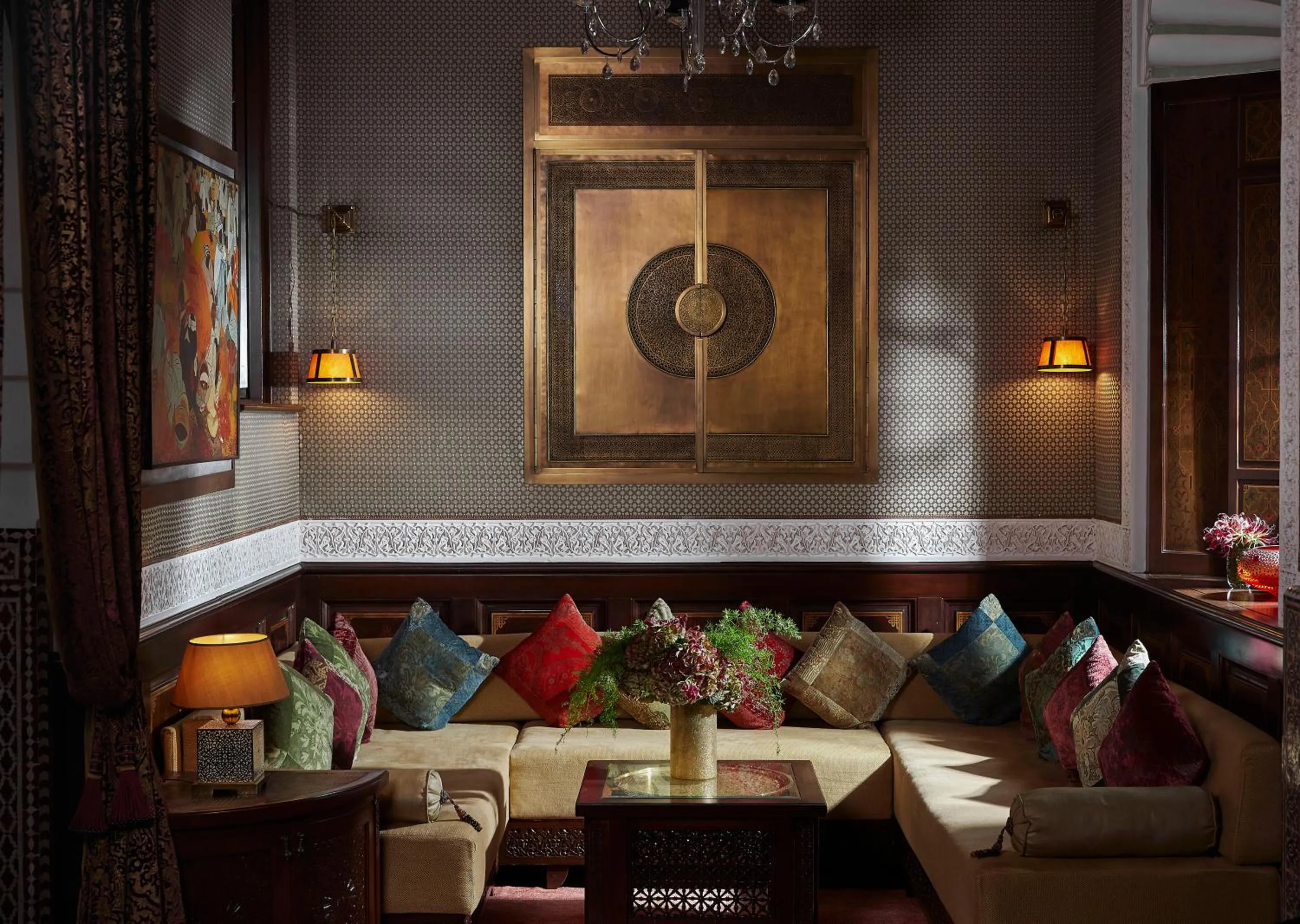 Living room in Royal Mansour Marrakech