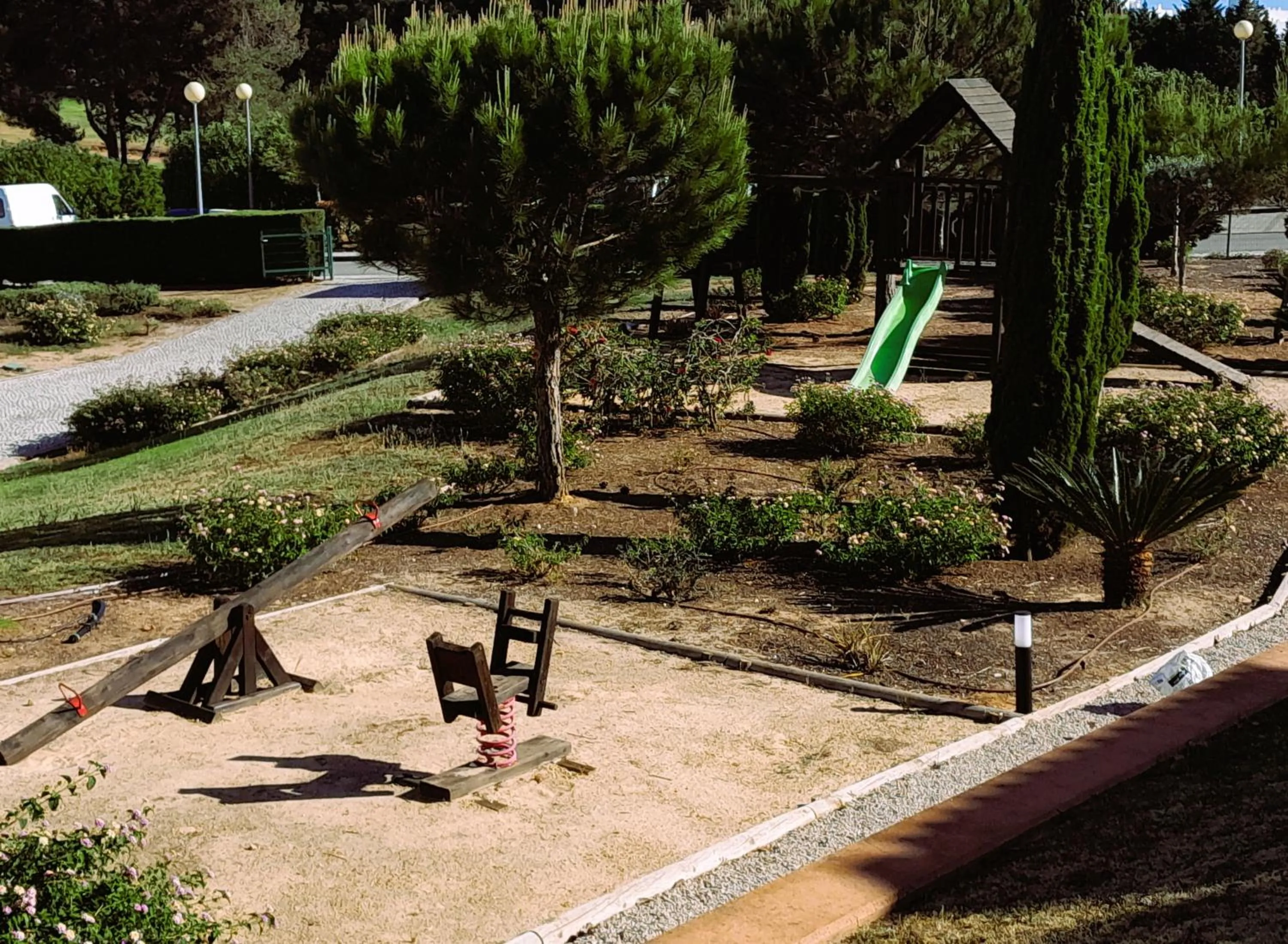 Children play ground in DeVVine Beach and Golf