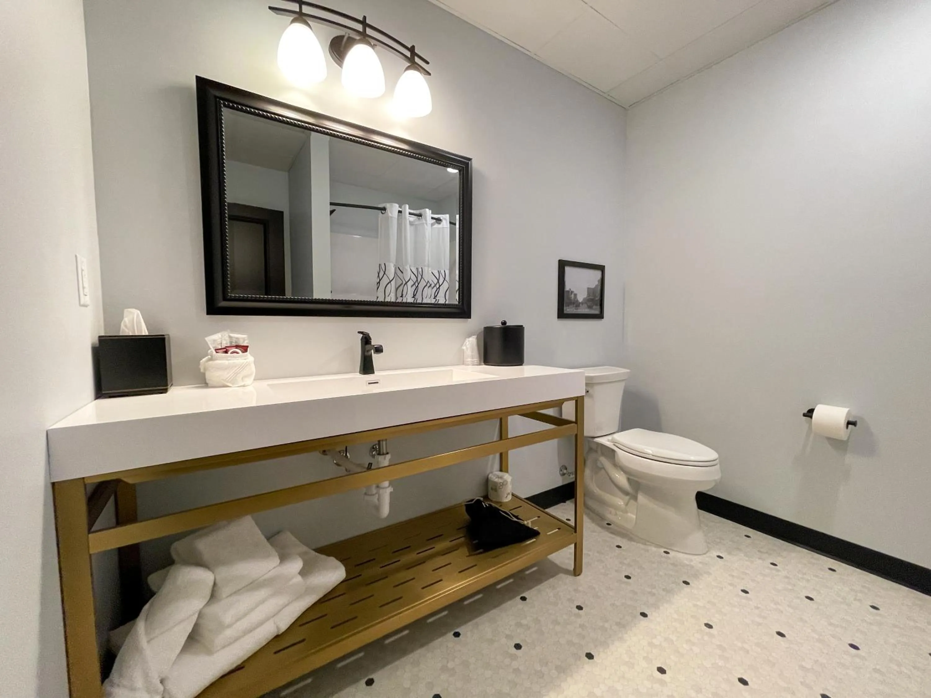 Bathroom in The Alonzo Ward Hotel