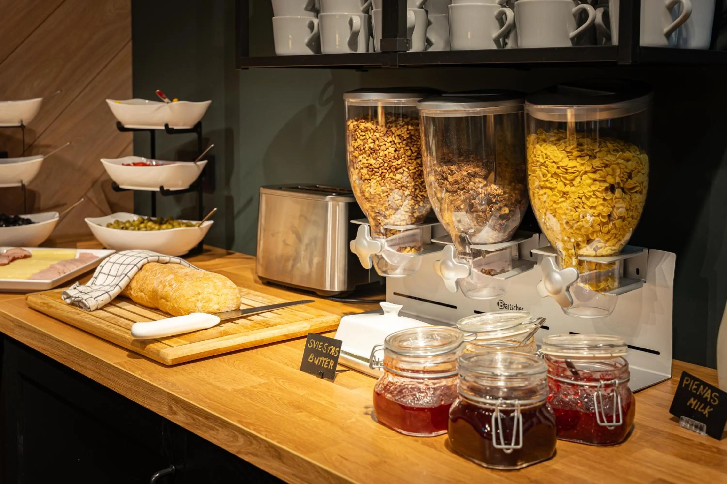 Breakfast in Luna Self Check-in Hotel Klaipeda