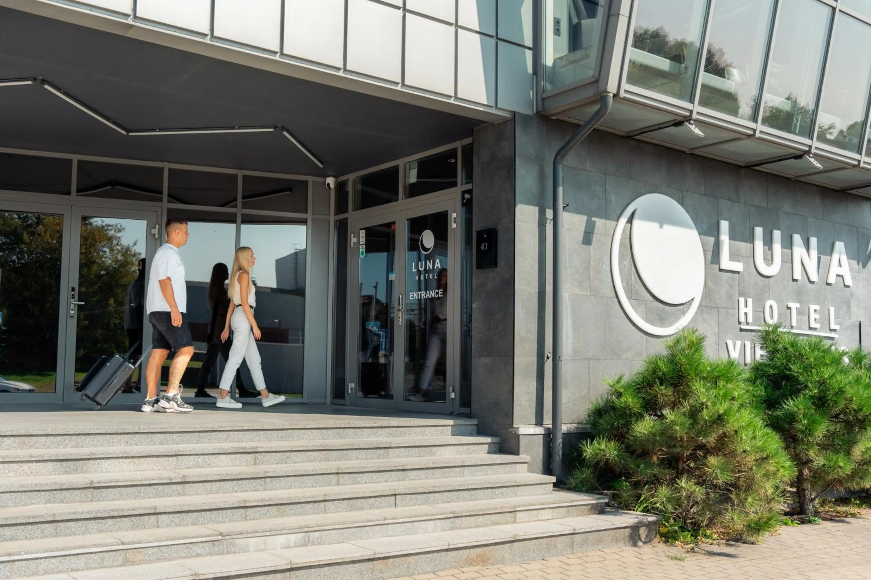 Facade/entrance in Luna Self Check-in Hotel Klaipeda