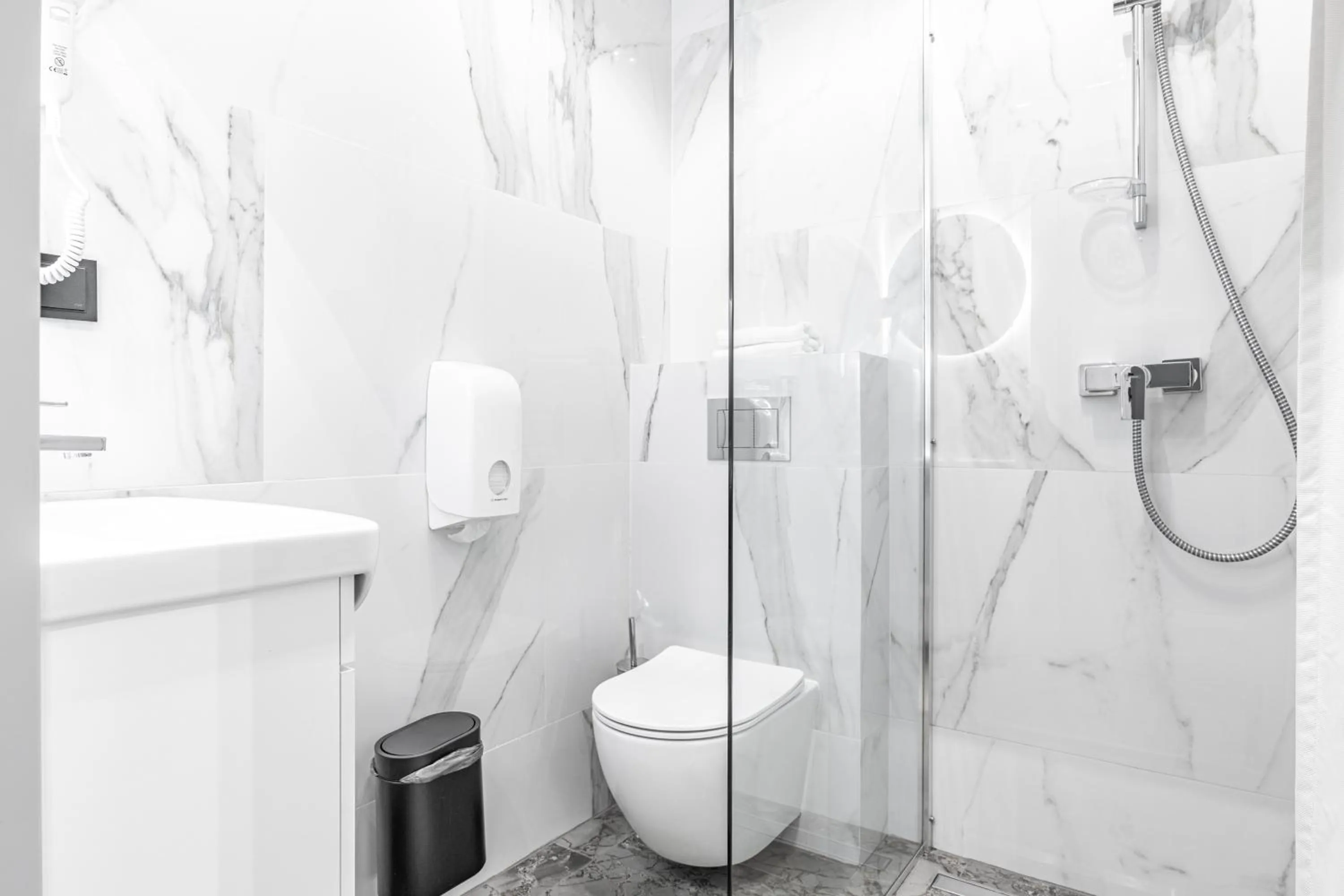 Bathroom in Luna Self Check-in Hotel Klaipeda