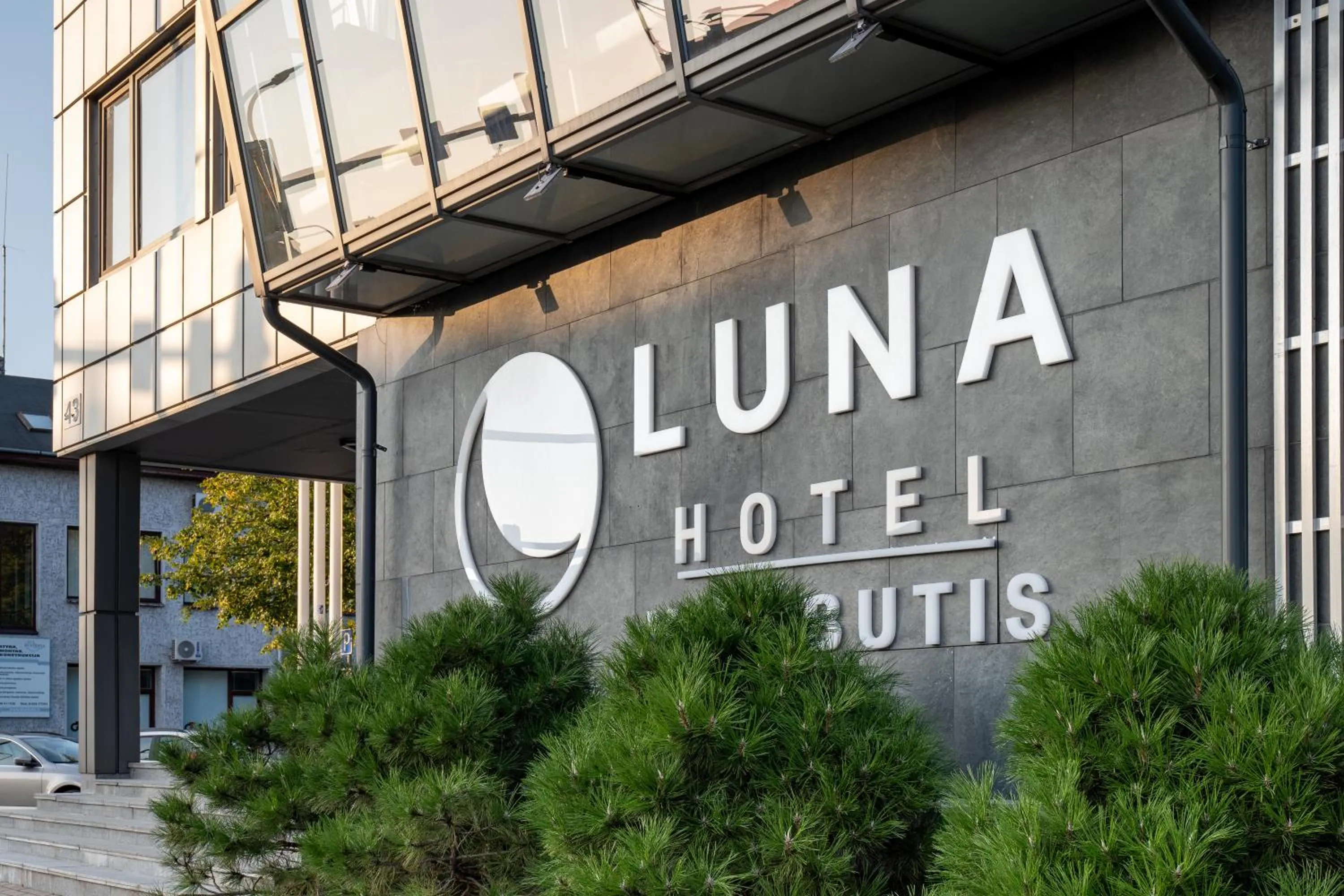 Property building in Luna Self Check-in Hotel Klaipeda