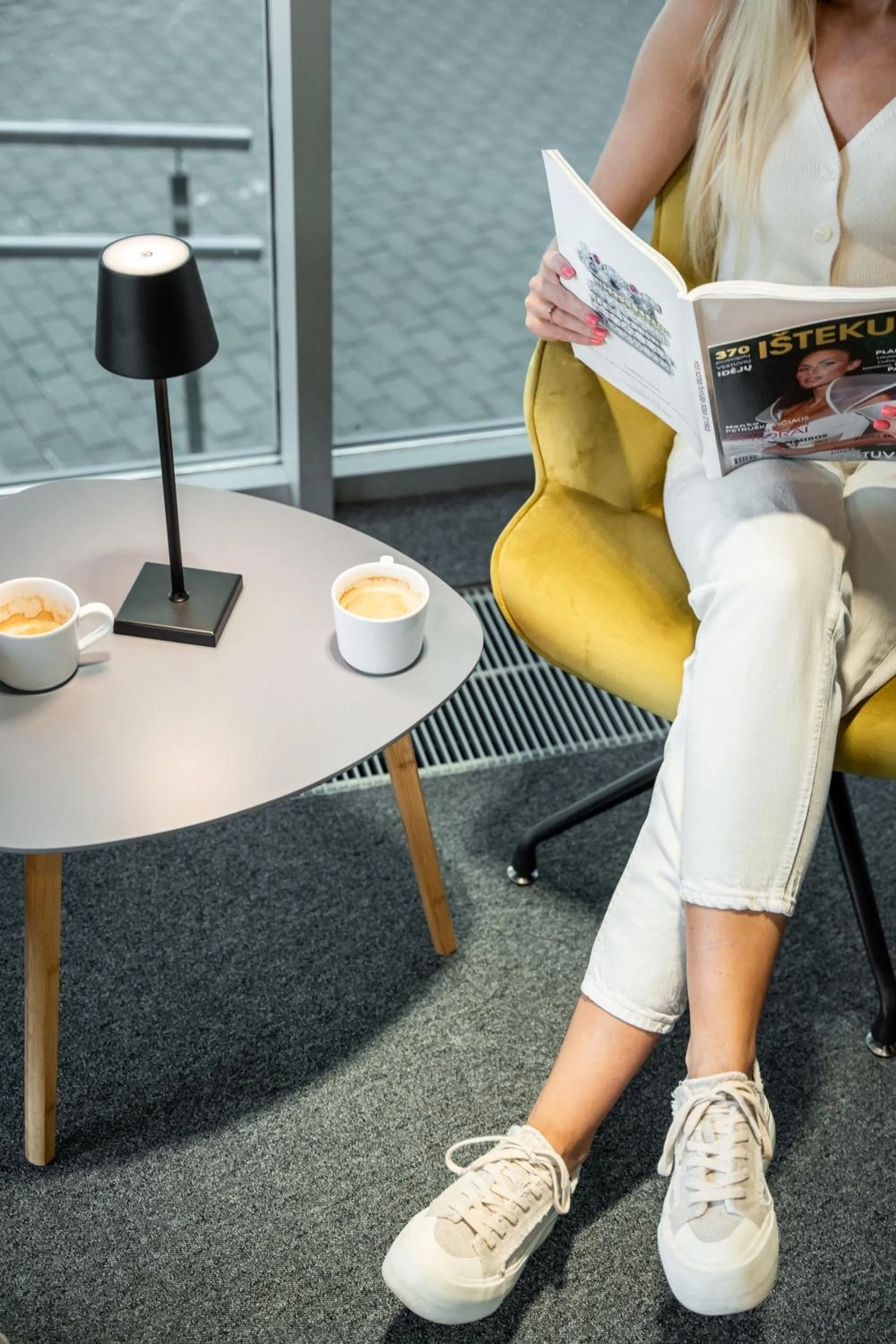 Seating area in Luna Self Check-in Hotel Klaipeda