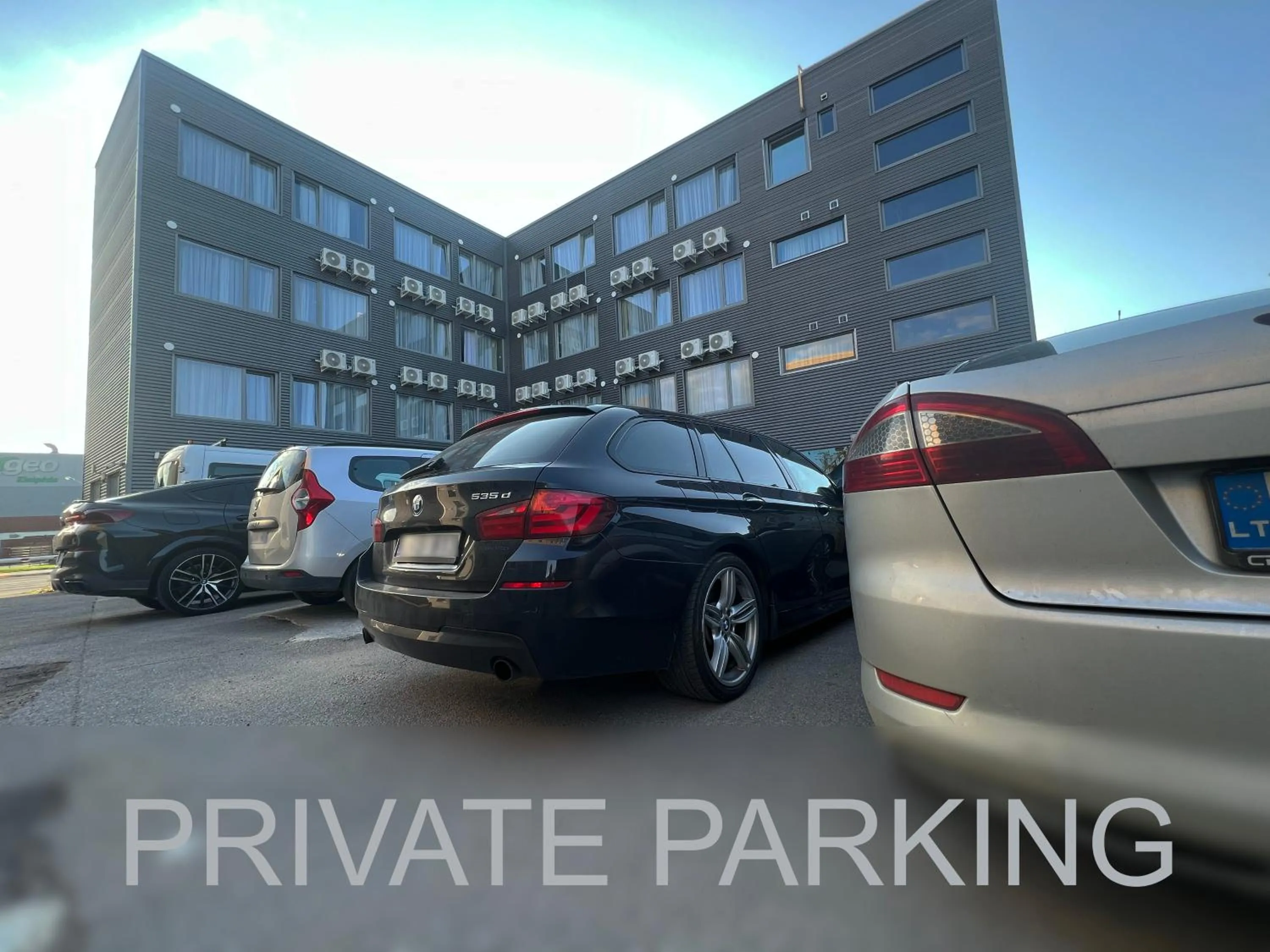 Parking in Luna Self Check-in Hotel Klaipeda