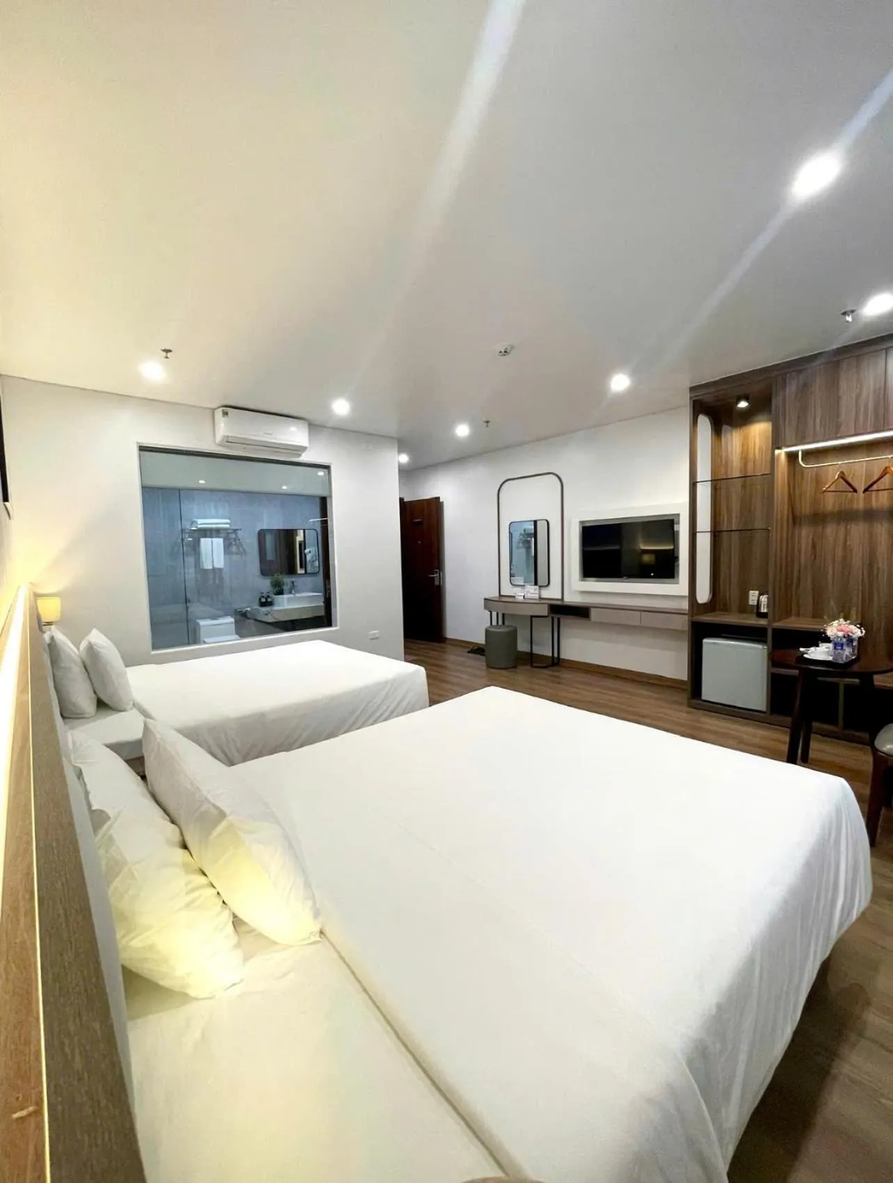 Bed in Central Halong Hotel