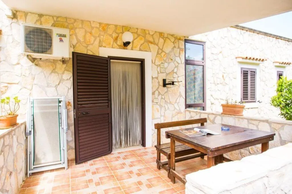 Dining area in Tenuta Padre Pio