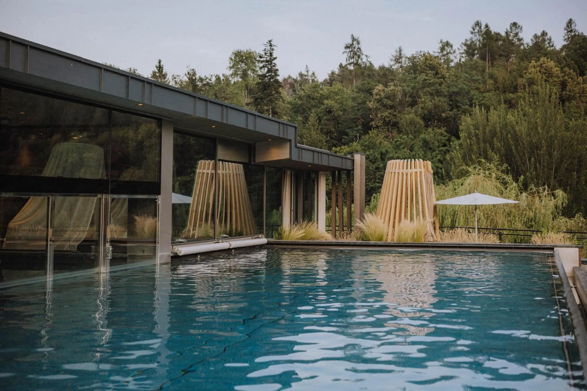 Swimming pool in Gartenhotel Moser