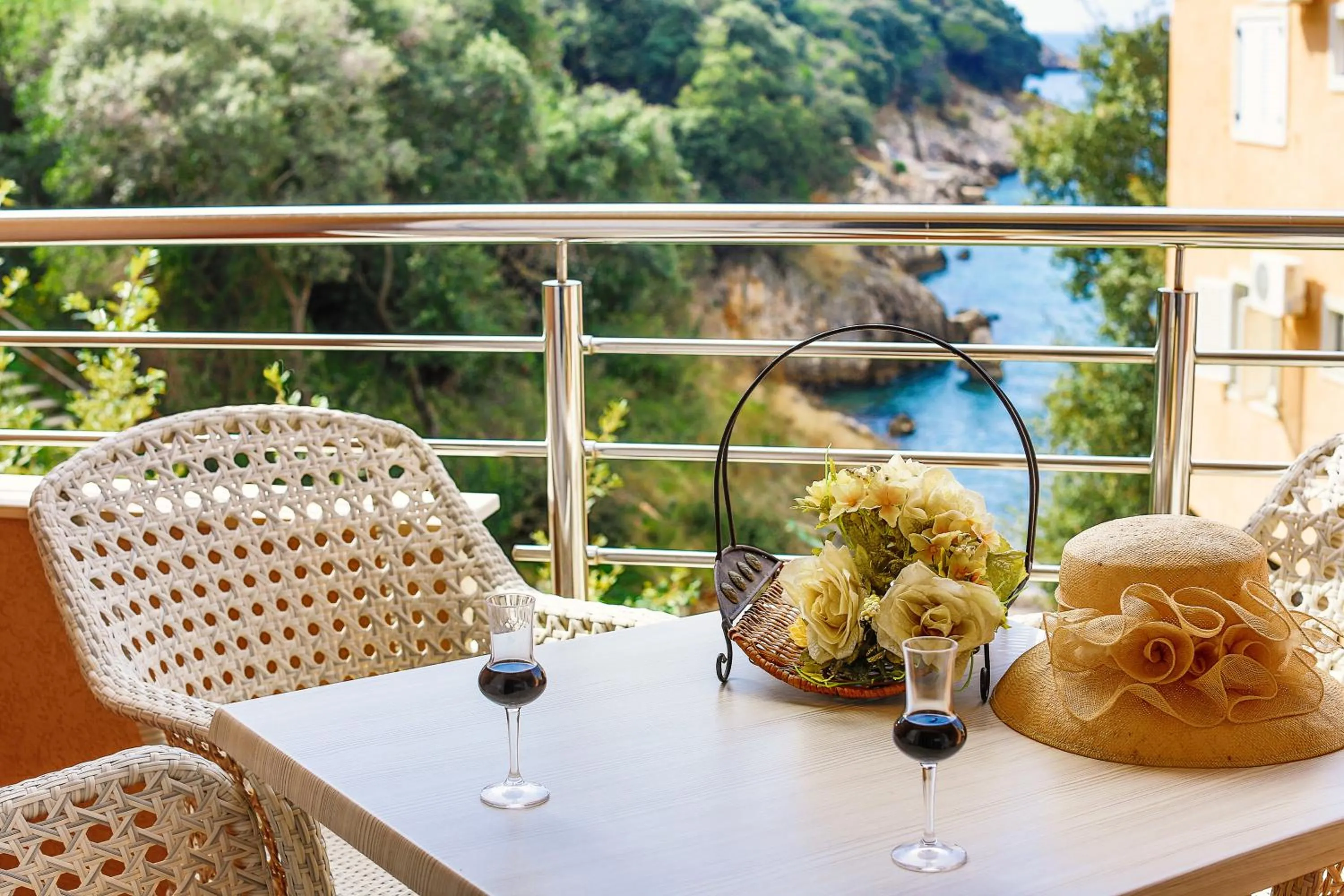 Balcony/Terrace in Apartments Misko