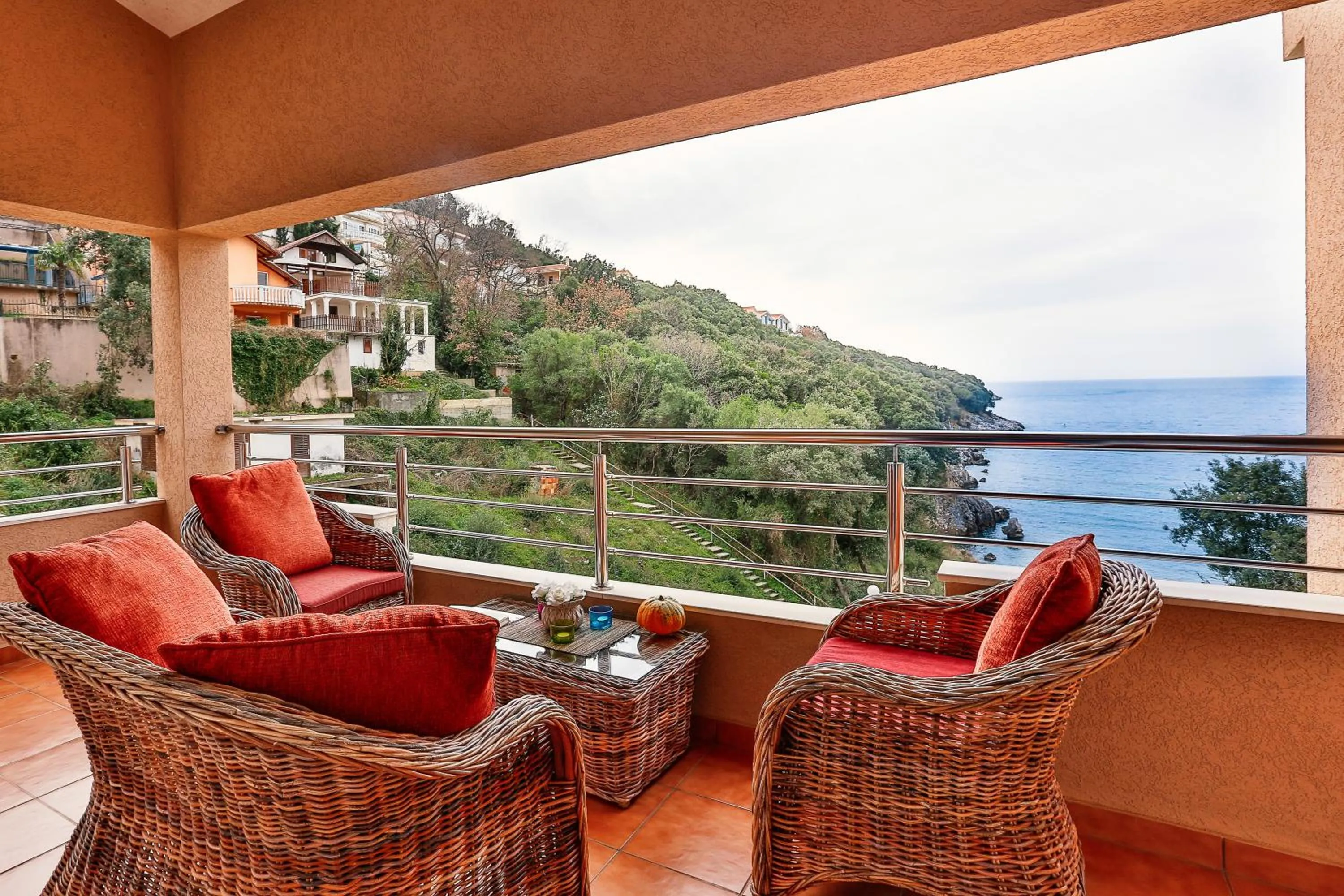 Balcony/Terrace in Apartments Misko
