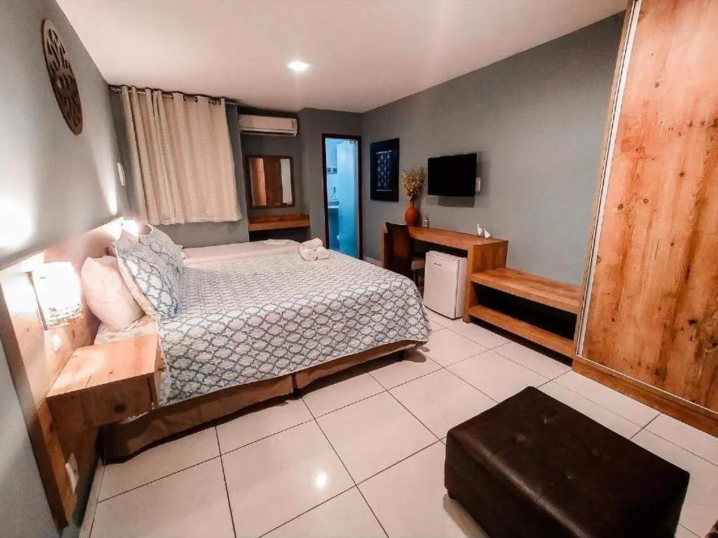 Bed in Serra Negra Pousada Spa - by Easy Hotéis