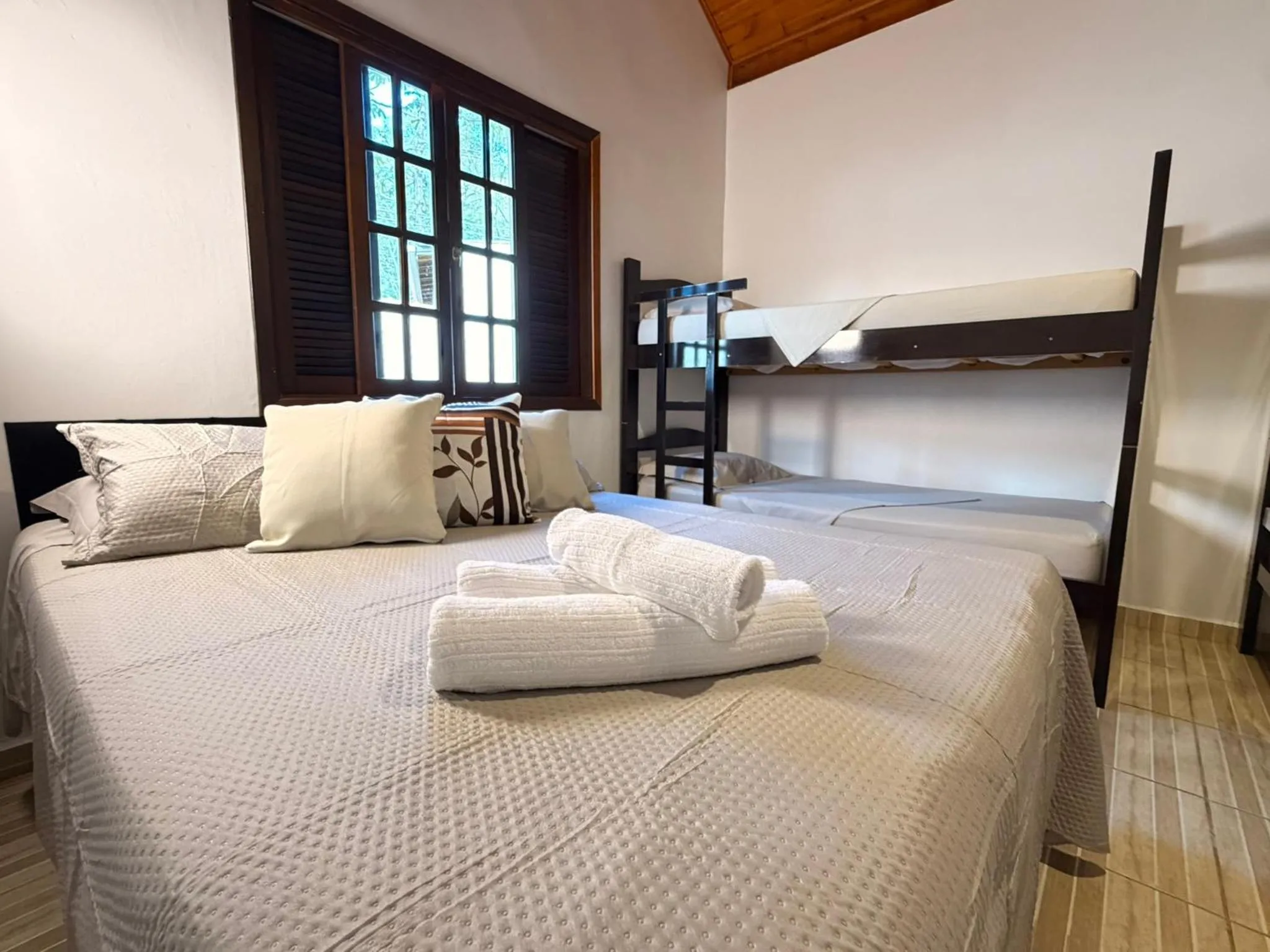 Bed in Juquinha Chalé