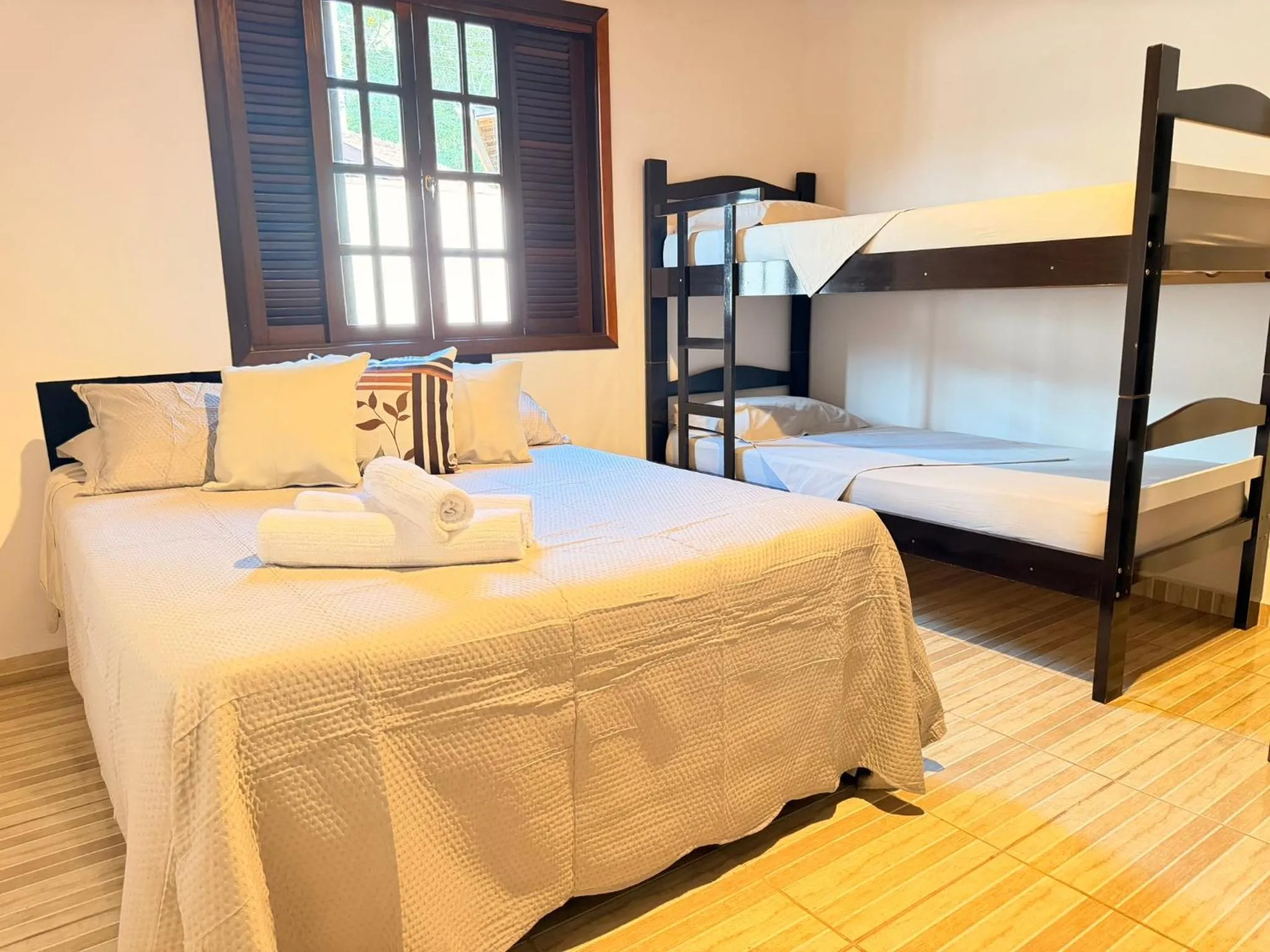 Bed in Juquinha Chalé