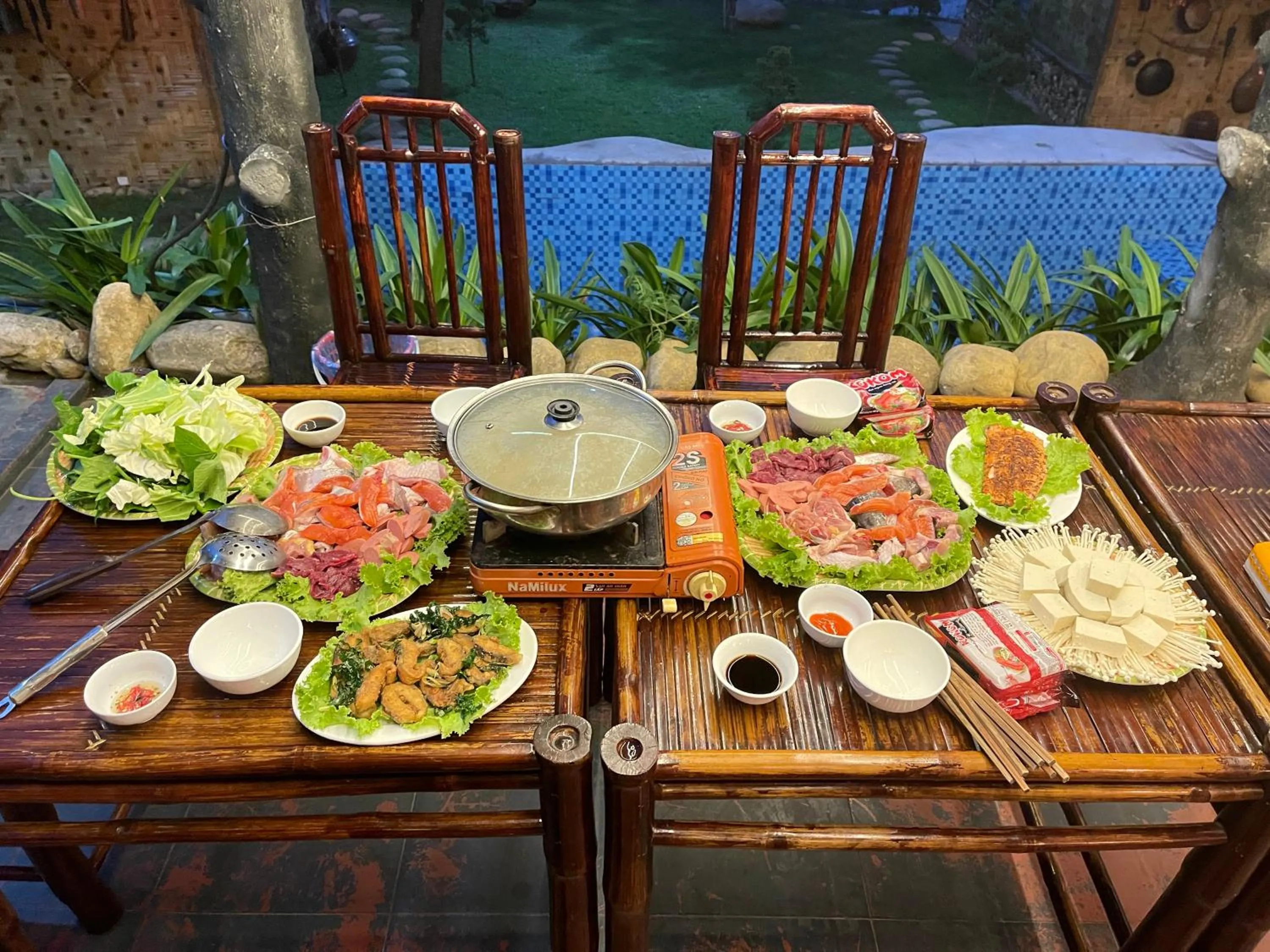 Food and drinks in Sapa Bamboo Eco