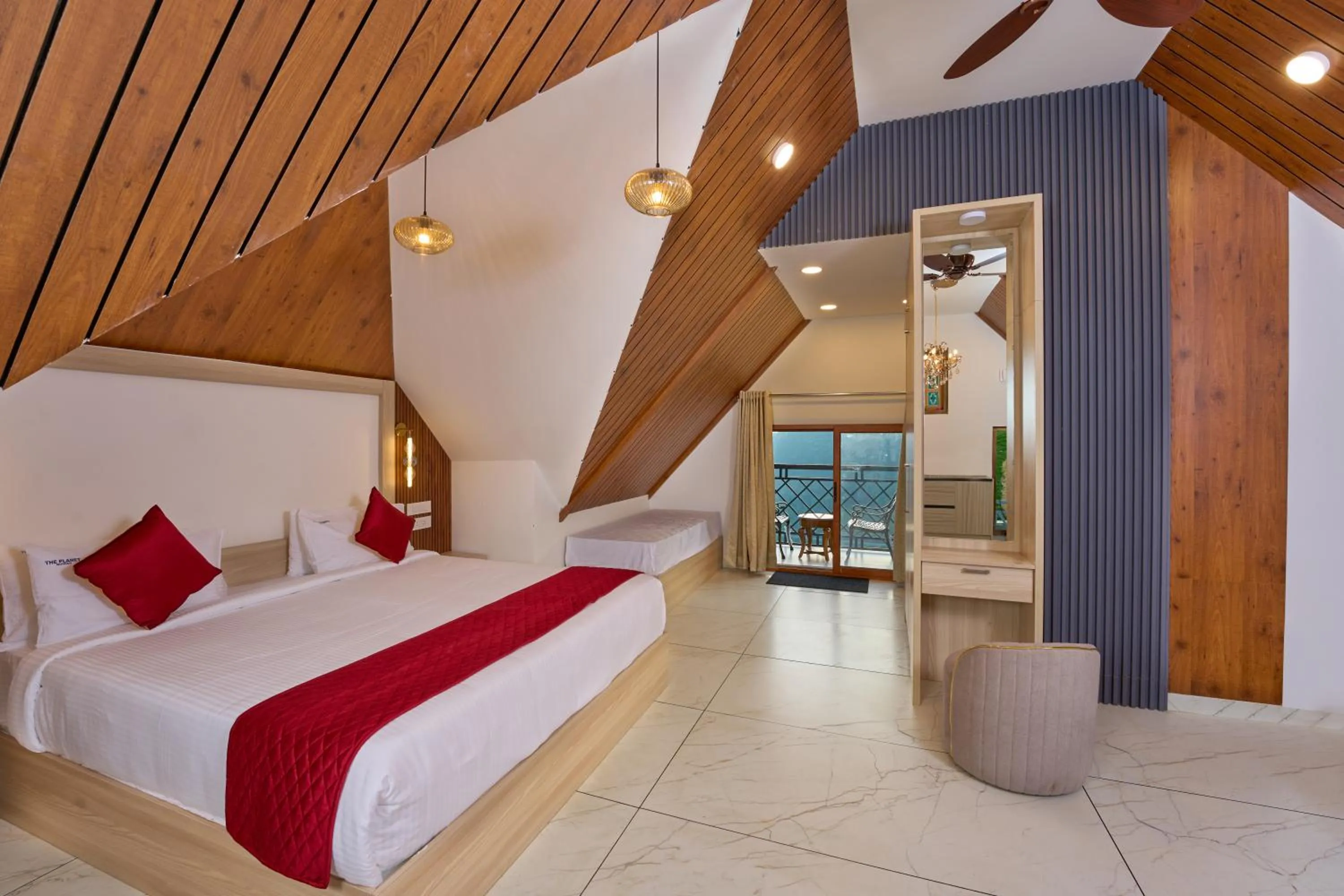 Bed in The Planet Munnar