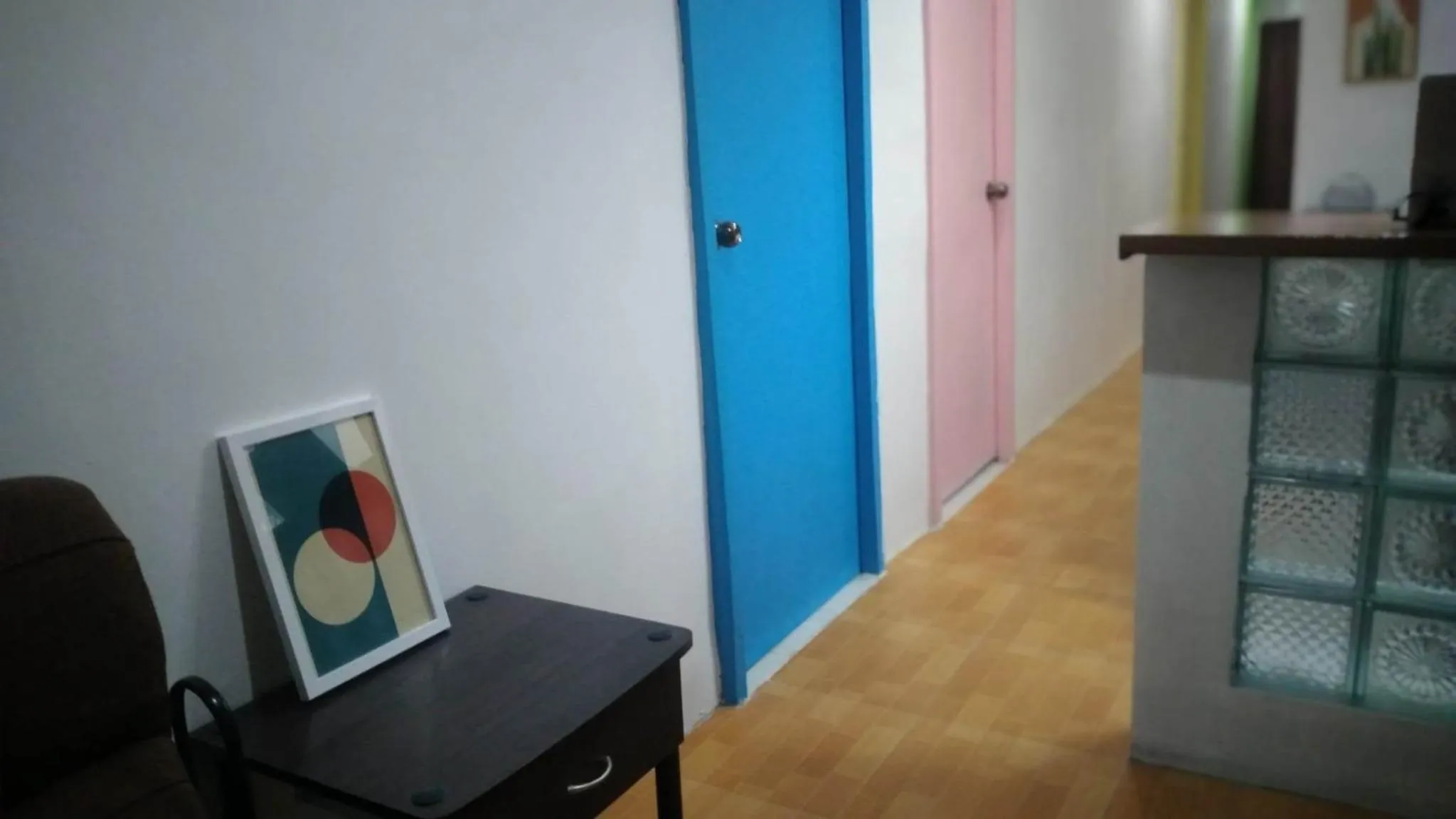 Living room in Mabs Hostel