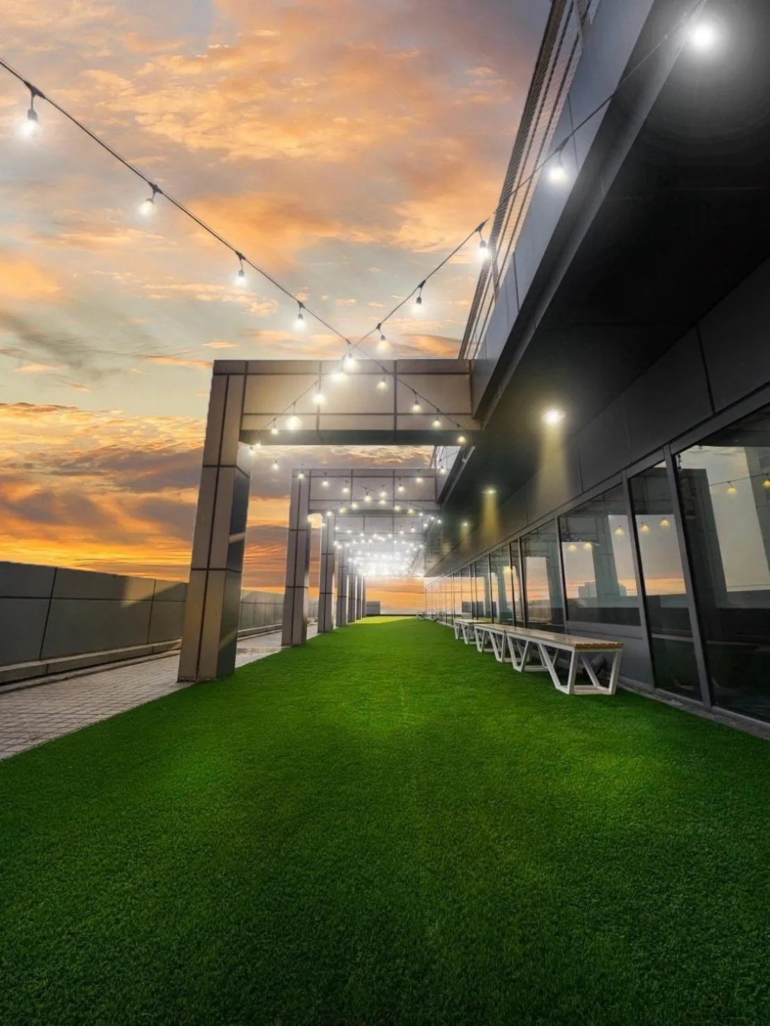 Balcony/Terrace in Evergreen Plaza Hotel - Tainan