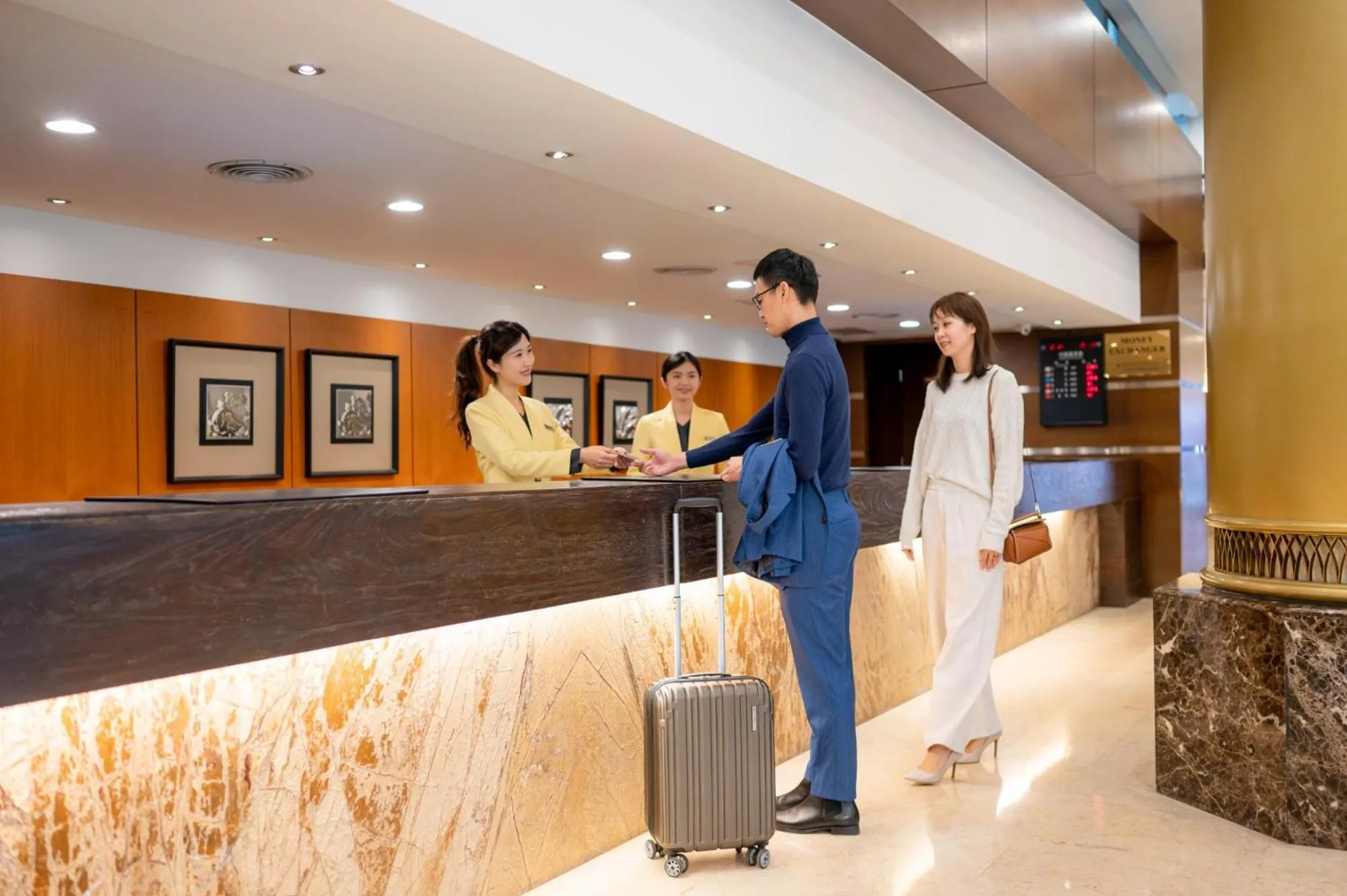 Staff in Hotel National