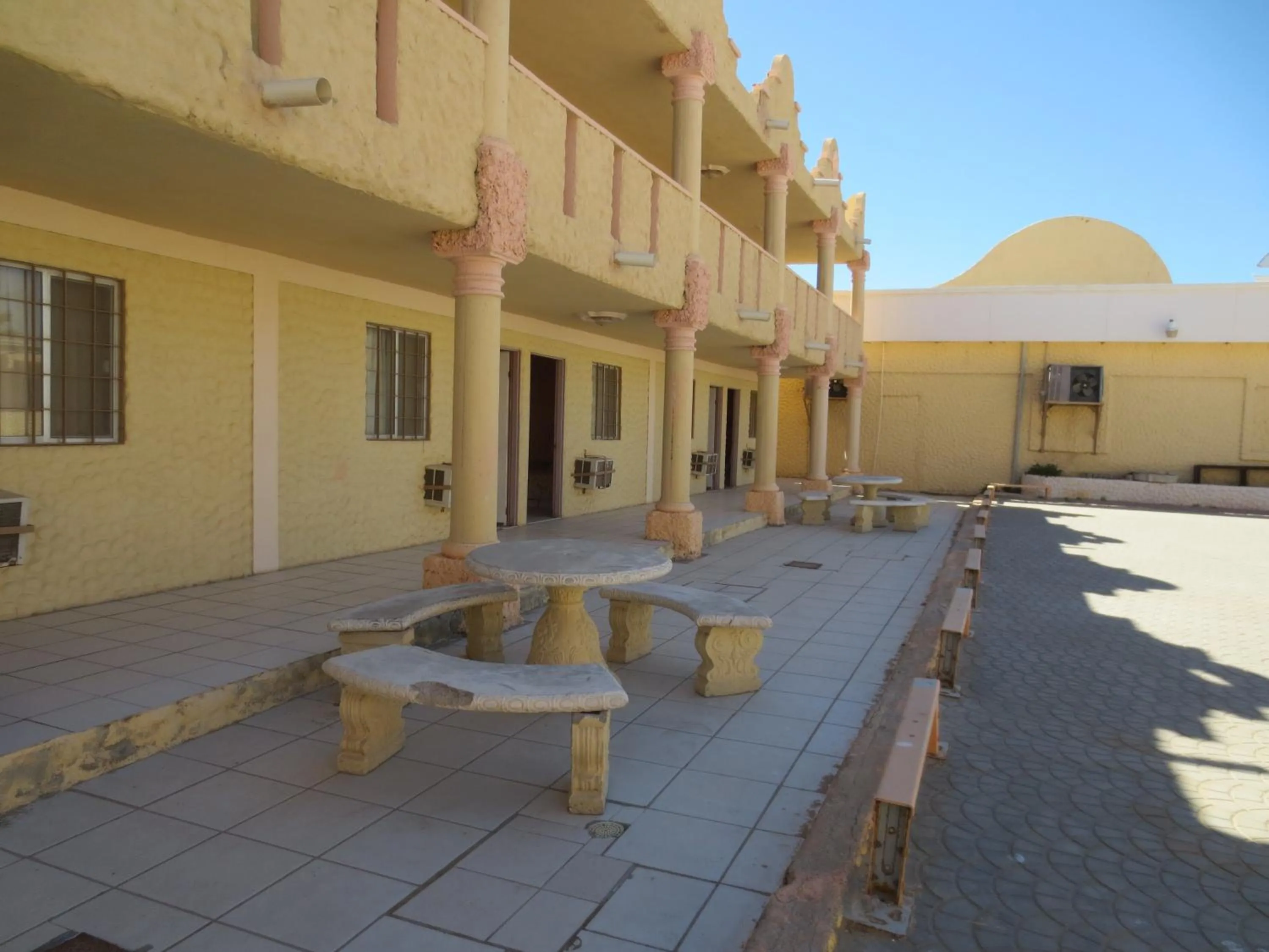 Patio in Hotel Plaza Peñasco
