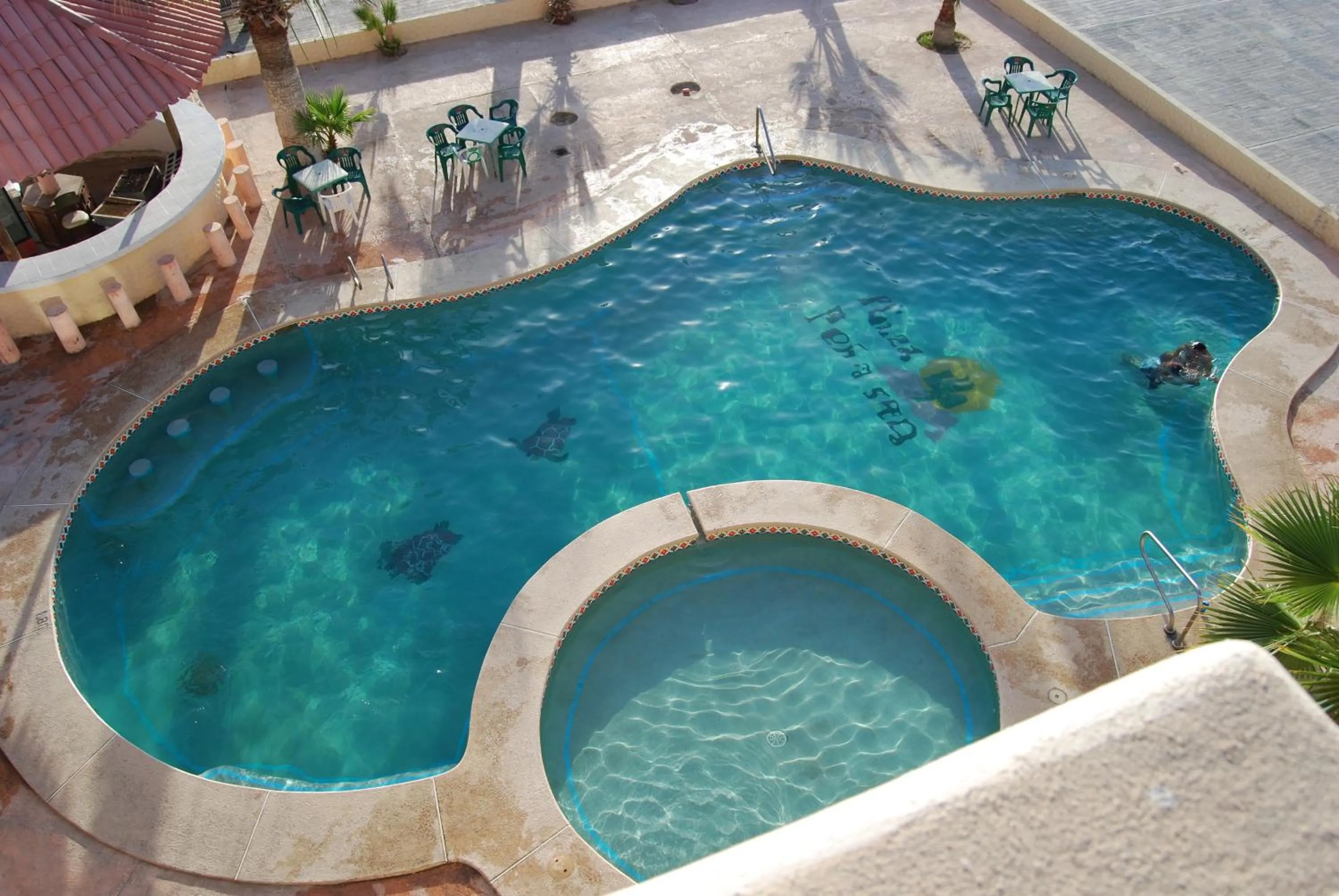 Swimming pool in Hotel Plaza Peñasco