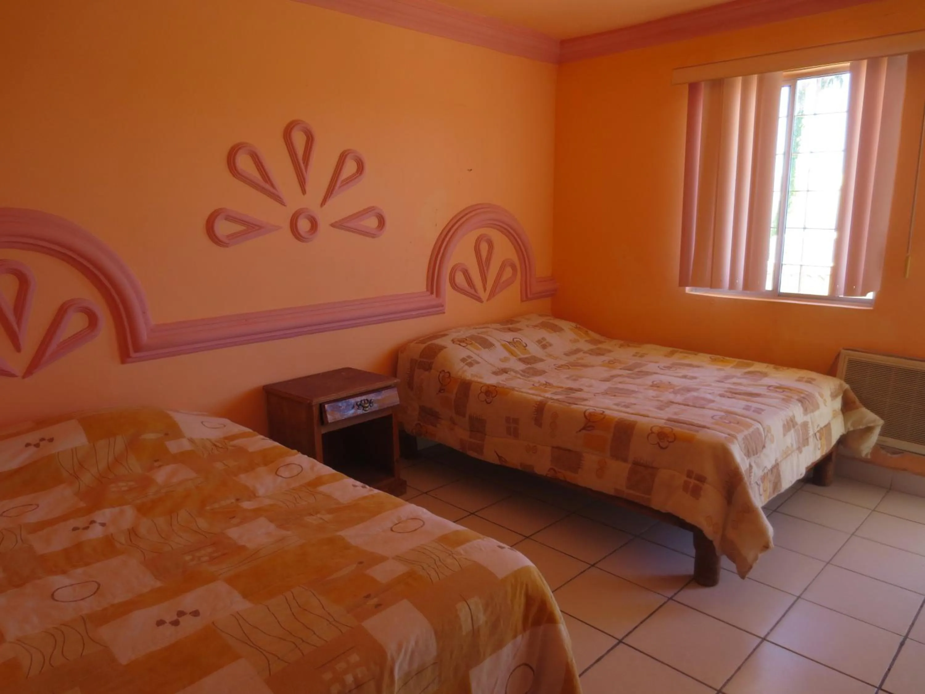 Bed in Hotel Plaza Peñasco