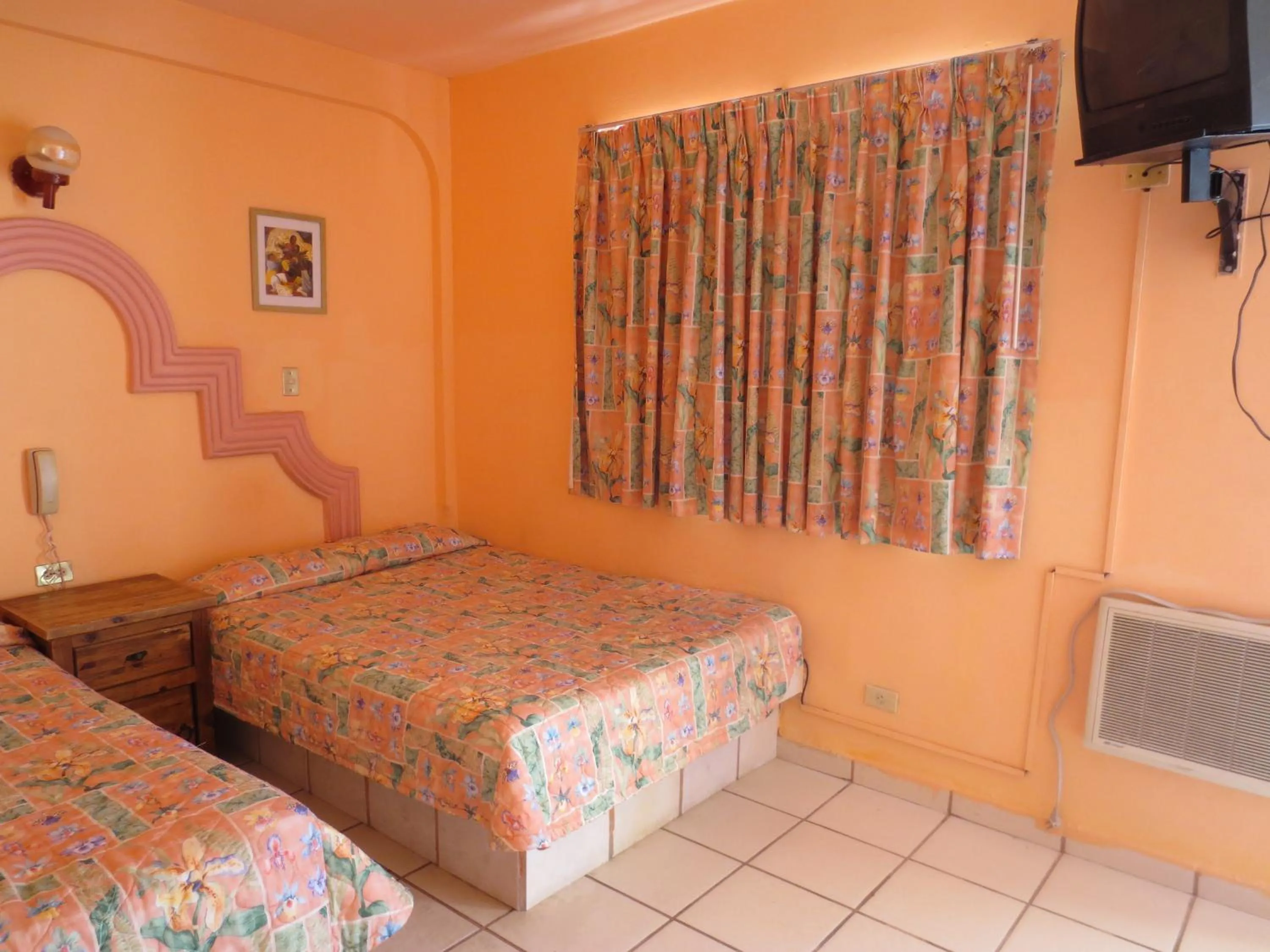 Bed in Hotel Plaza Peñasco