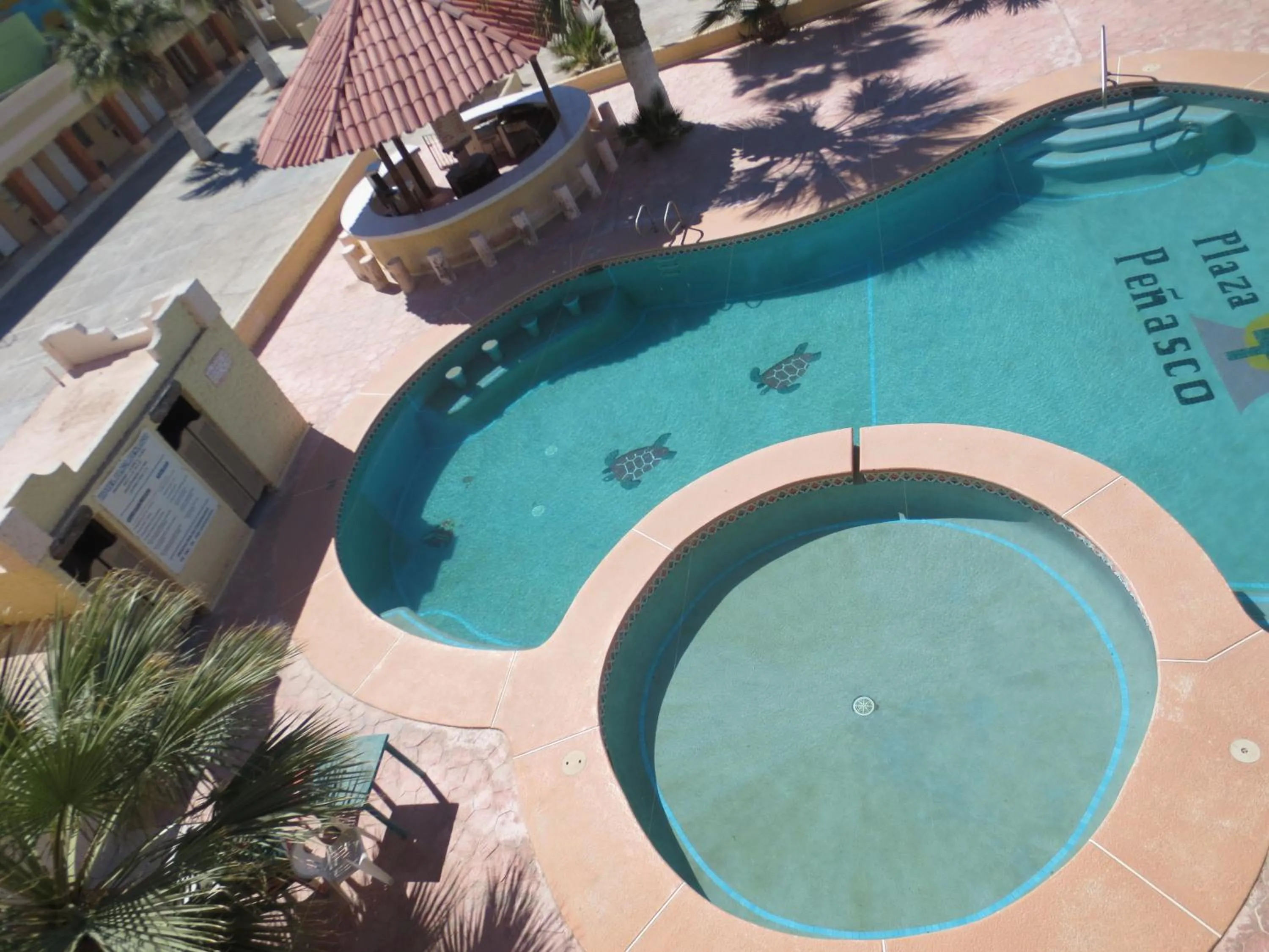 Swimming pool in Hotel Plaza Peñasco
