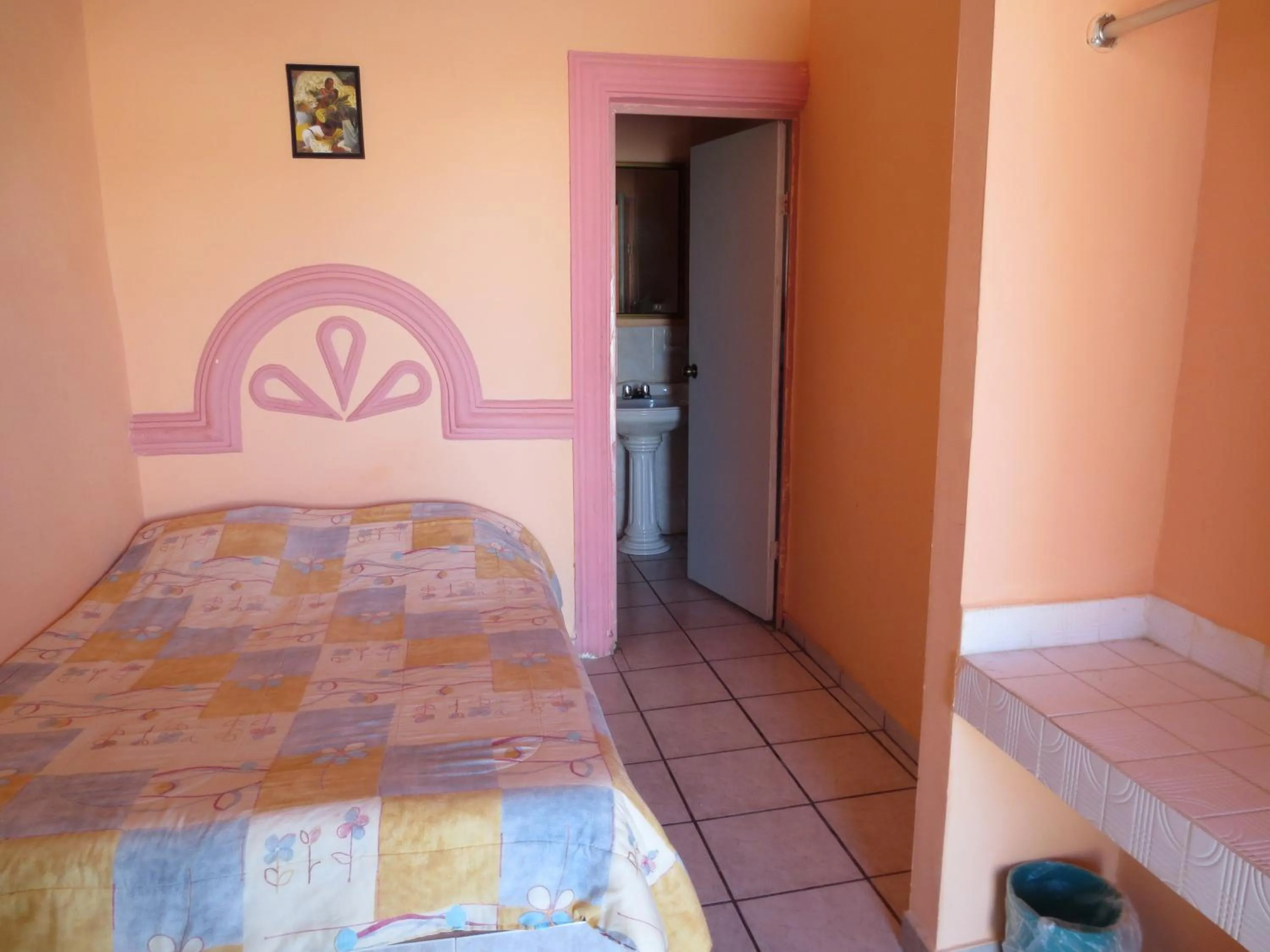 Bed in Hotel Plaza Peñasco