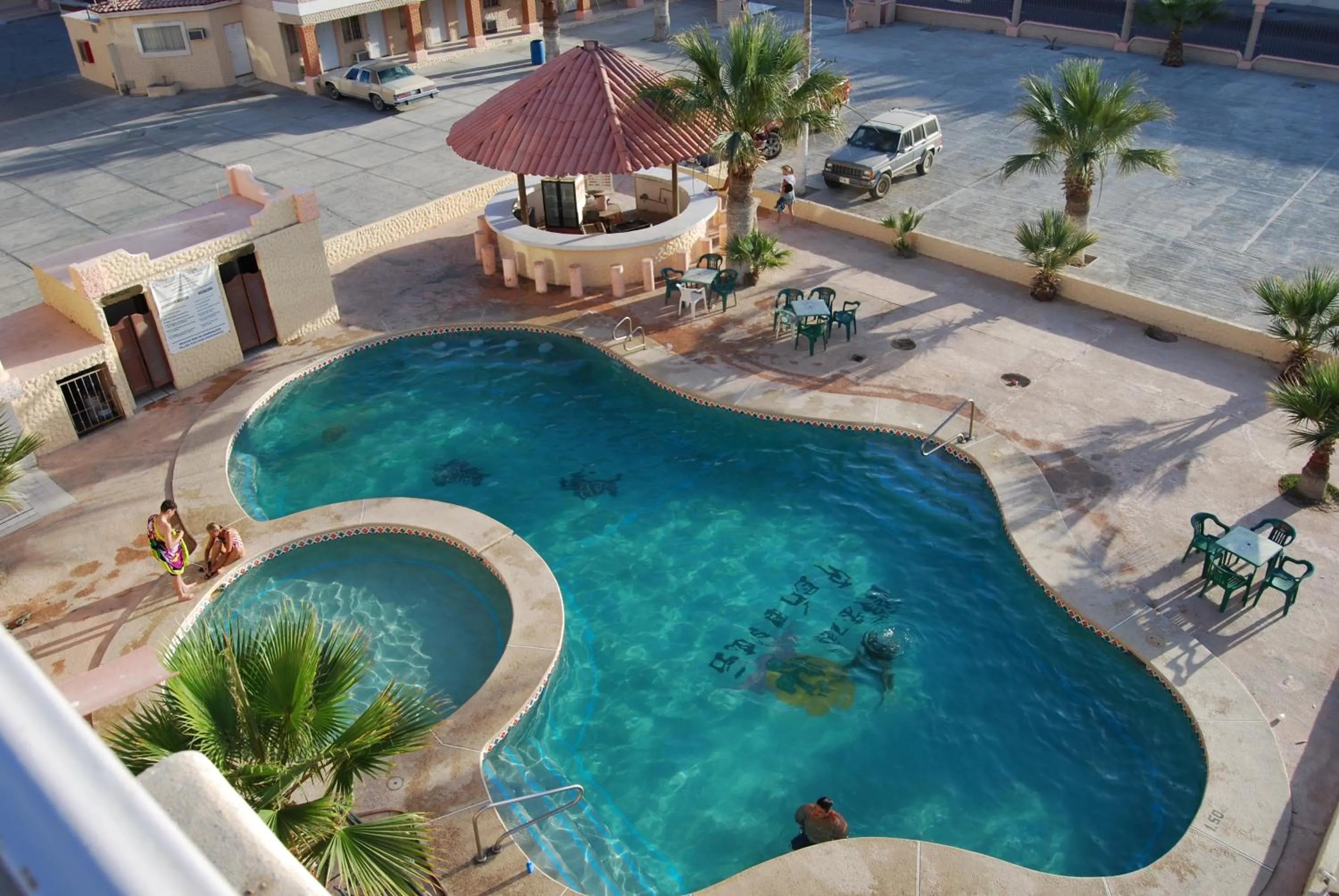 Swimming pool in Hotel Plaza Peñasco
