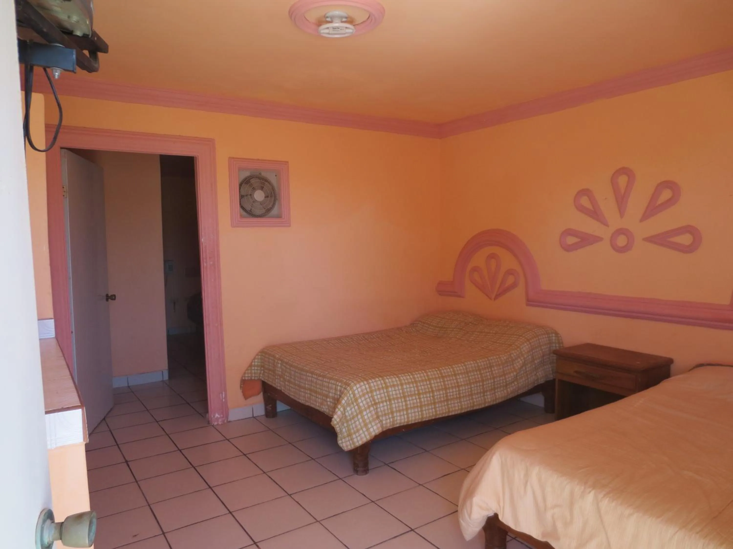 Bed in Hotel Plaza Peñasco