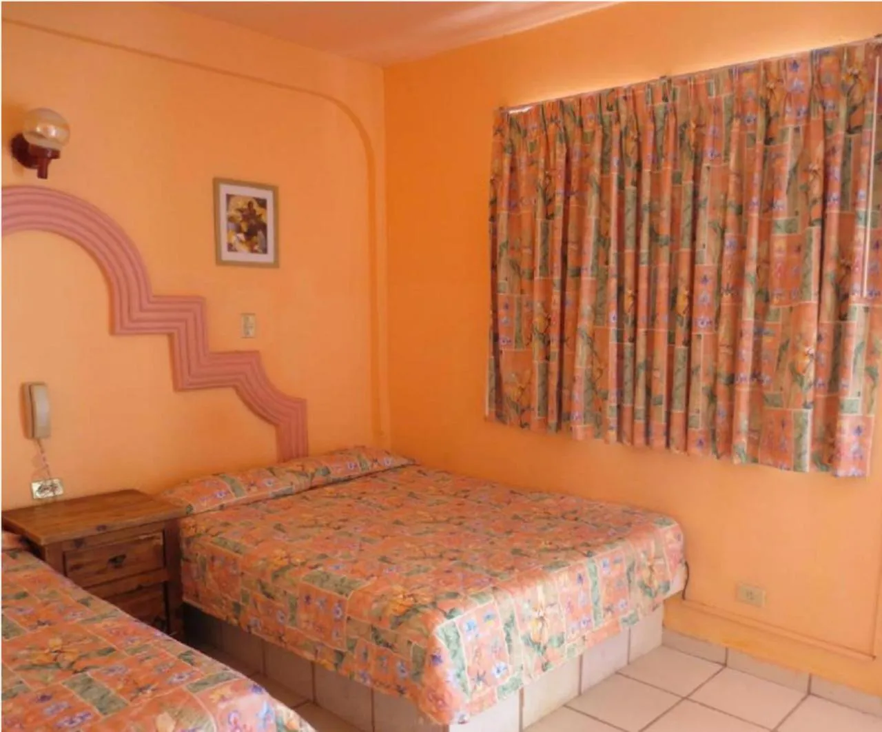 Bed in Hotel Plaza Peñasco