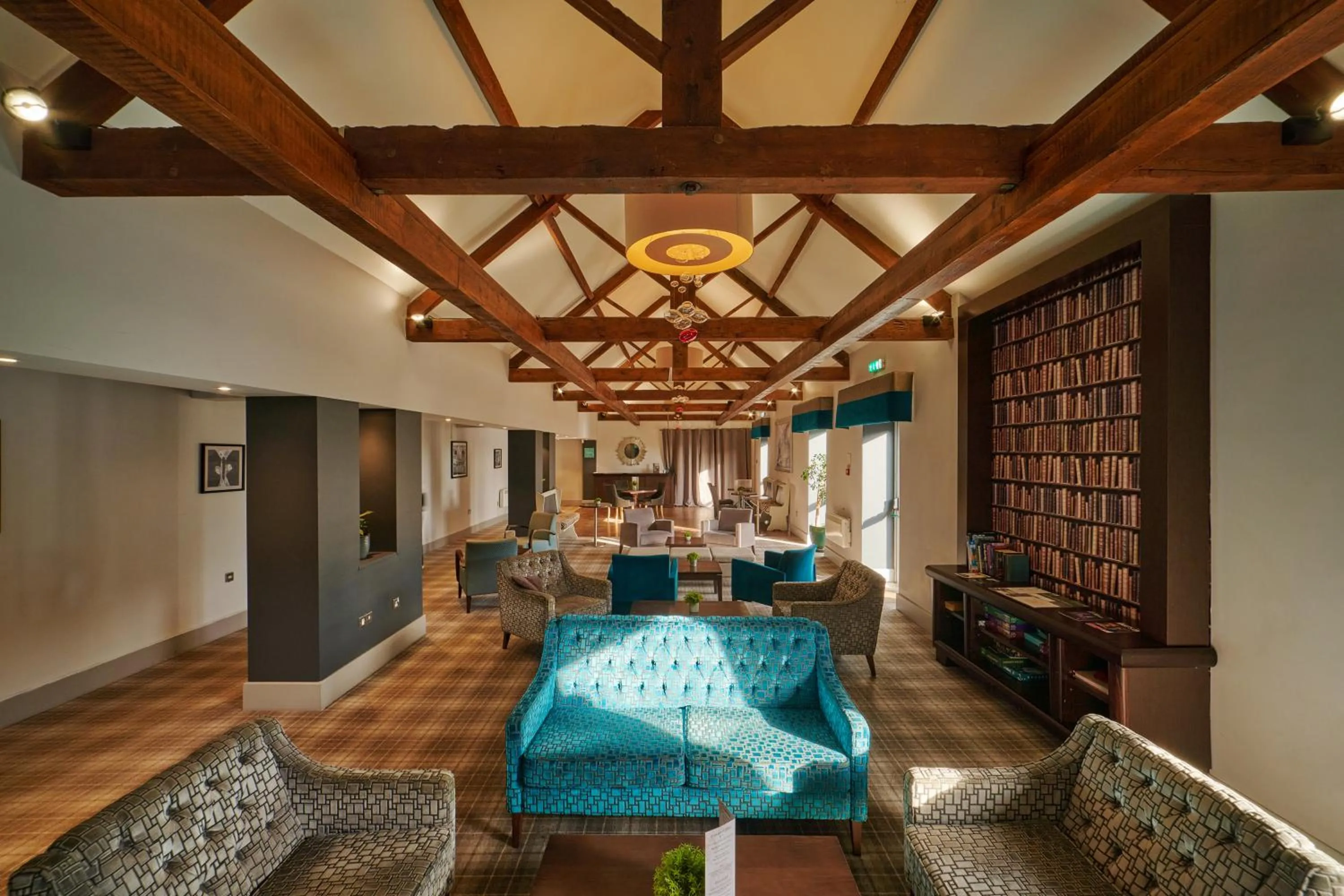 Communal lounge/ TV room in The Barn Hotel & Spa