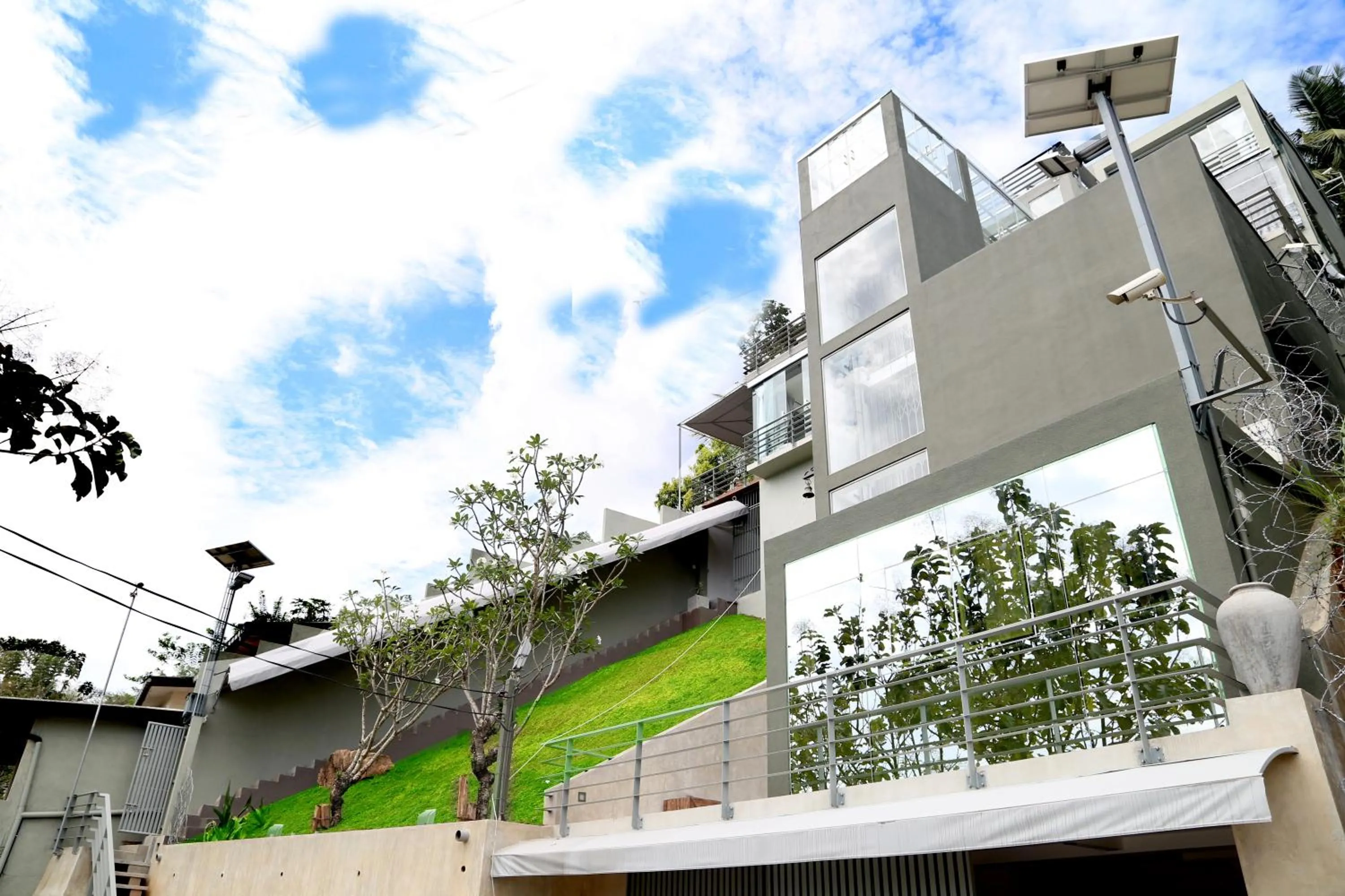 Facade/entrance in Sky Pavilion