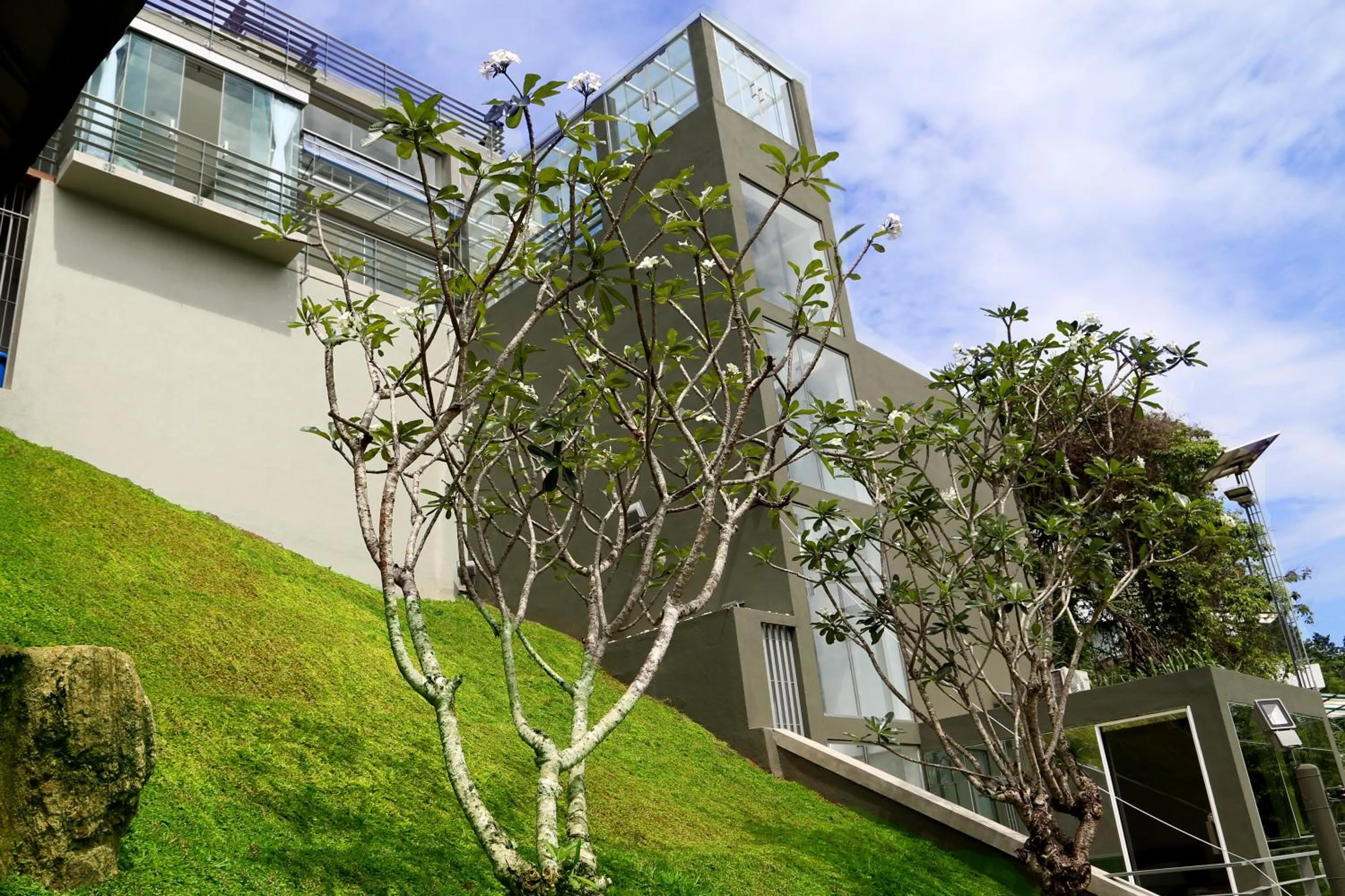 Facade/entrance in Sky Pavilion