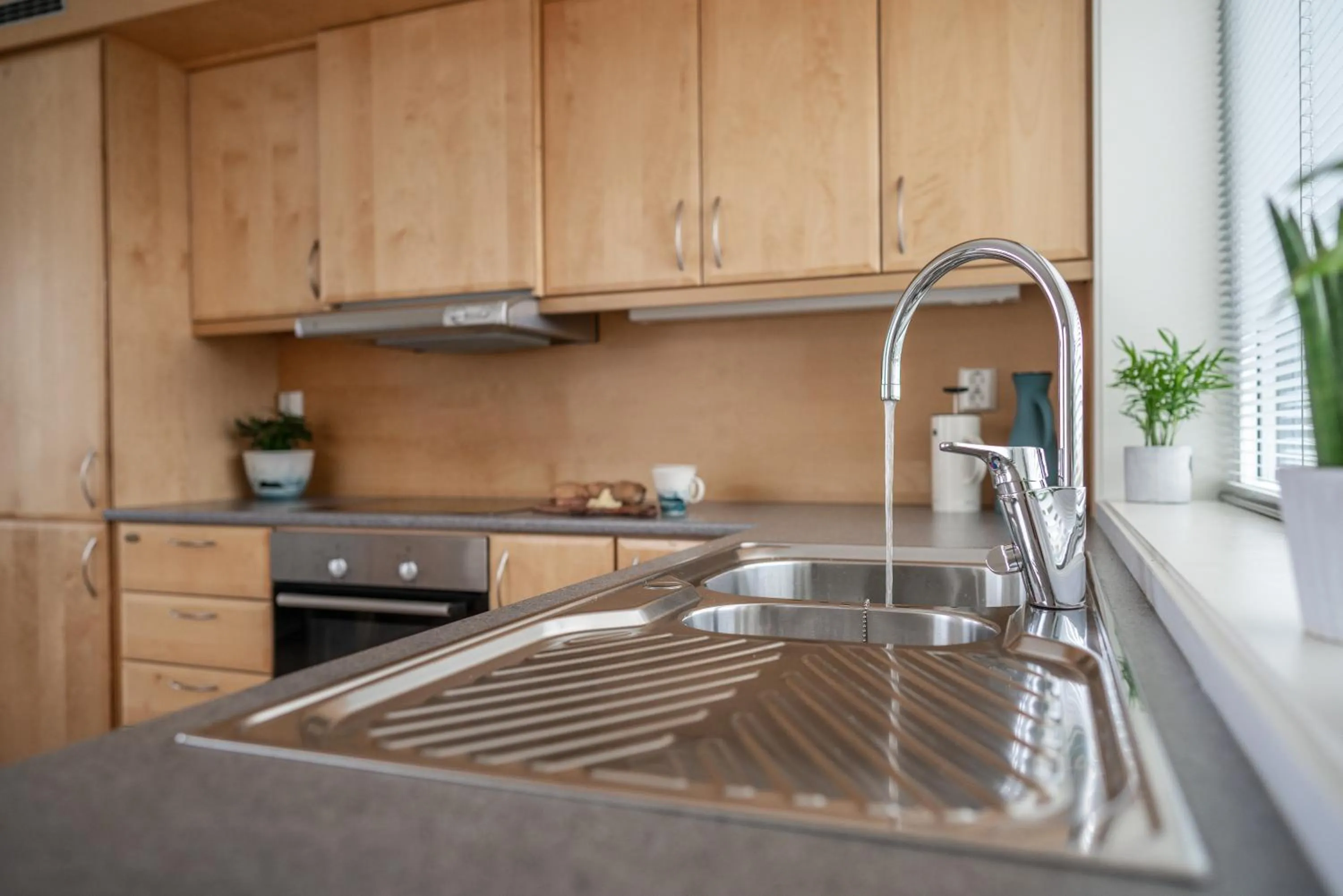 Kitchen or kitchenette in Runde Miljøsenter & Opplev Runde