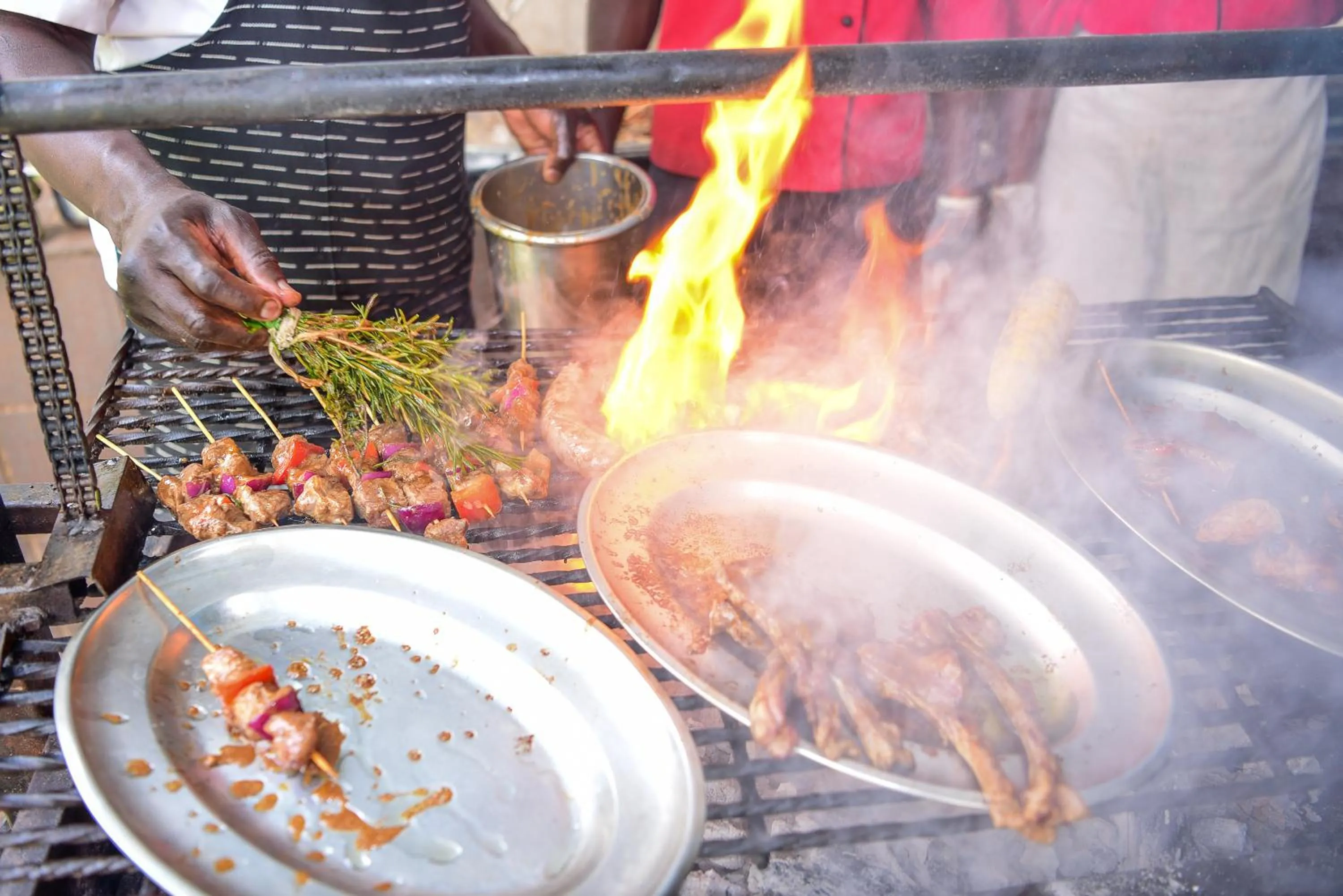 BBQ facilities in Nairobi Safari Club by Swiss-Belhotel