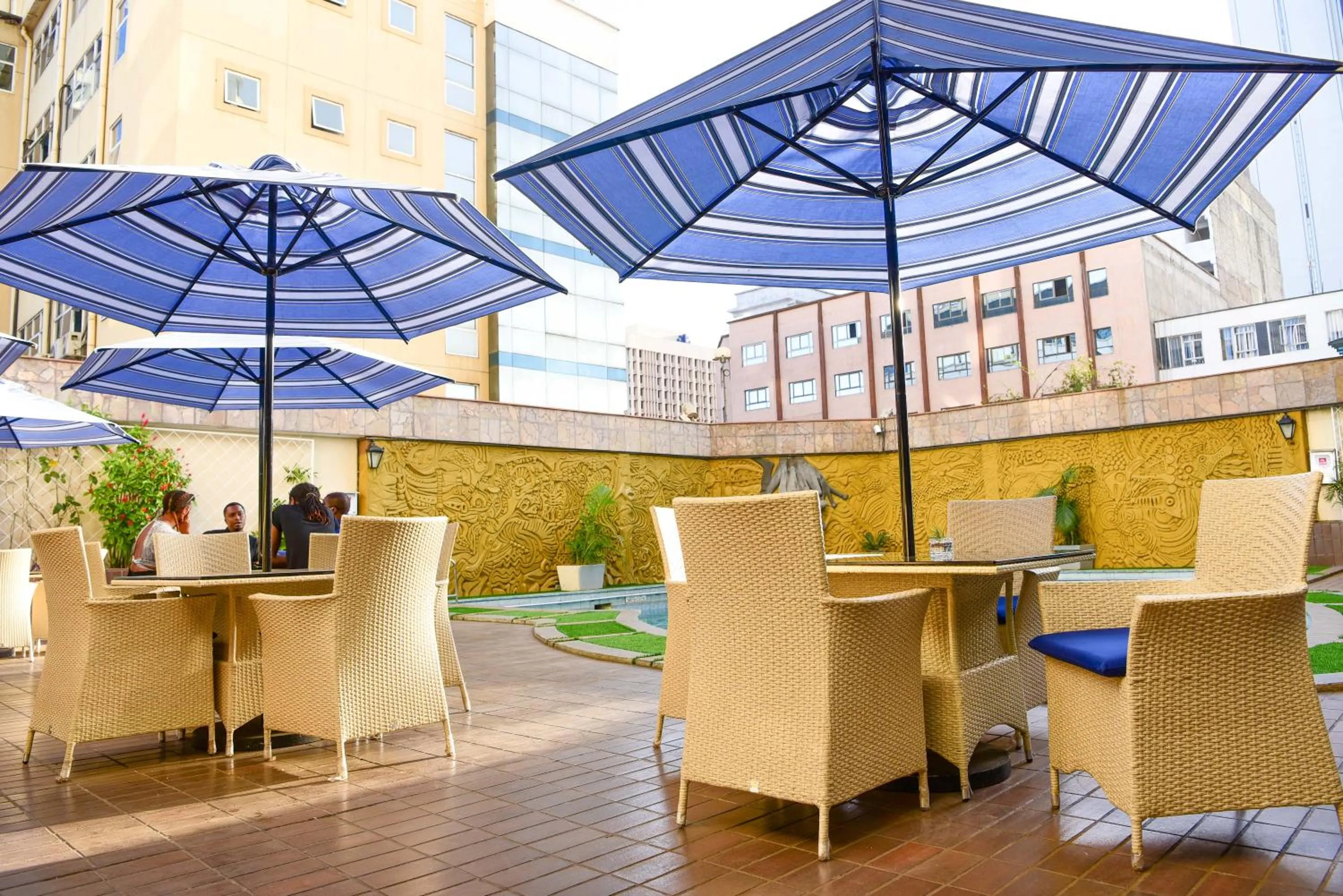 Patio in Nairobi Safari Club by Swiss-Belhotel