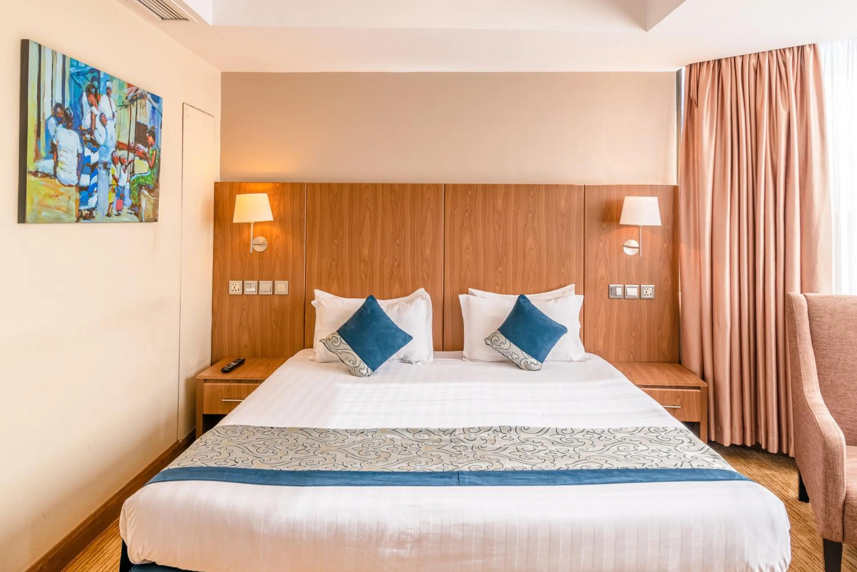 Bedroom, Bed in Nairobi Safari Club by Swiss-Belhotel