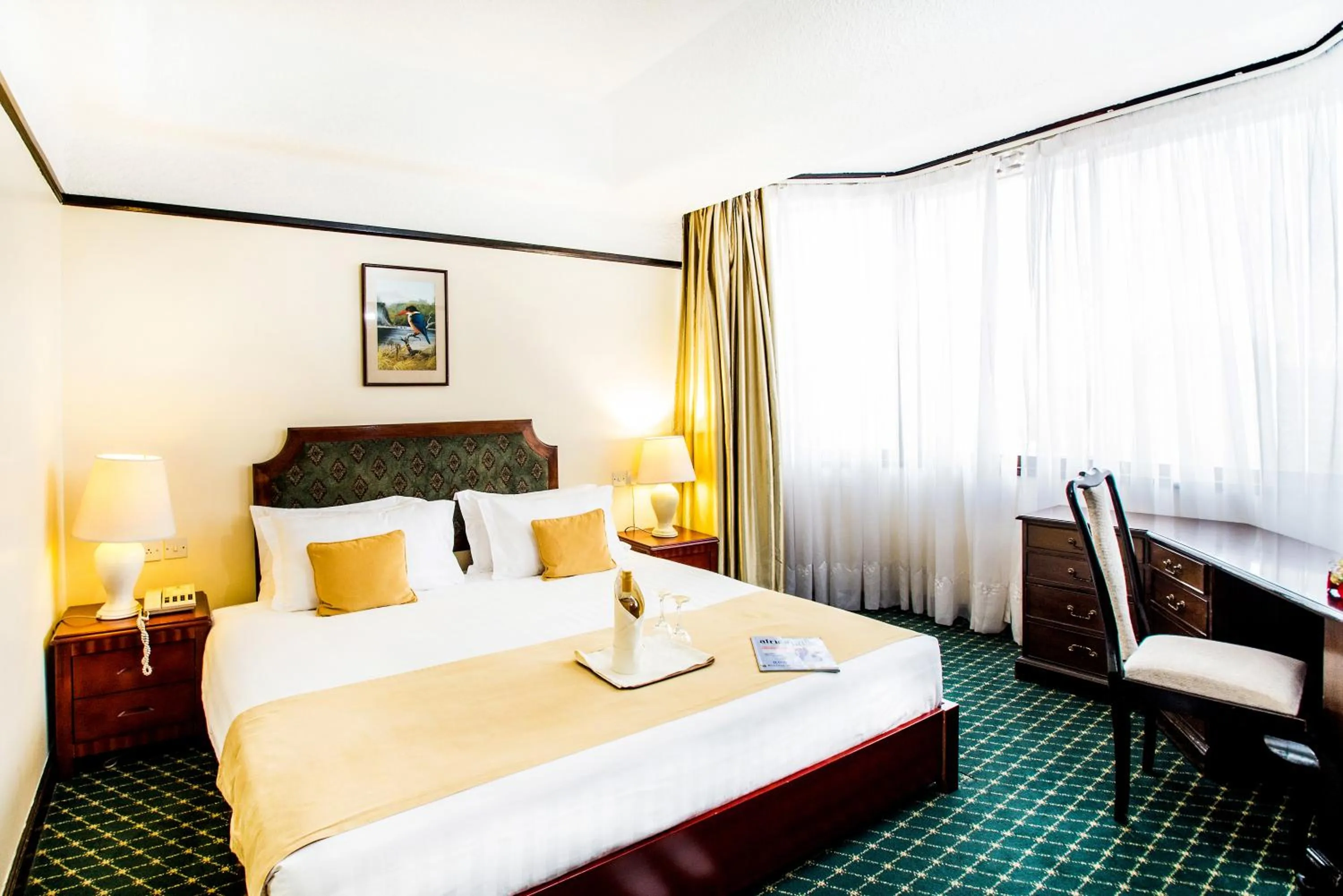 Bed in Nairobi Safari Club by Swiss-Belhotel