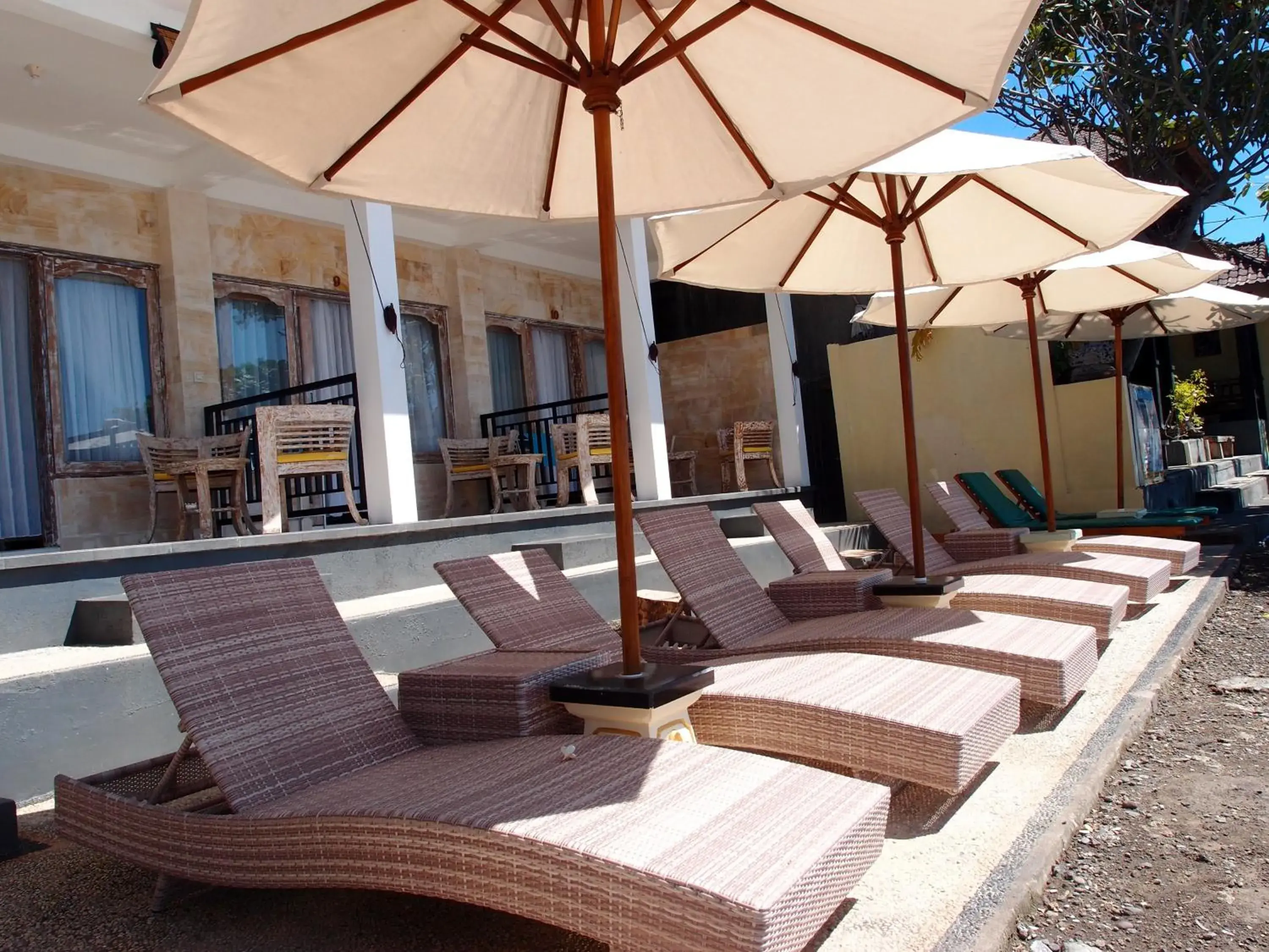 Standard Double Room with Sea View in Galang Kangin Bungalows Standard Double Room with Sea View in Galang Kangin Bungalows