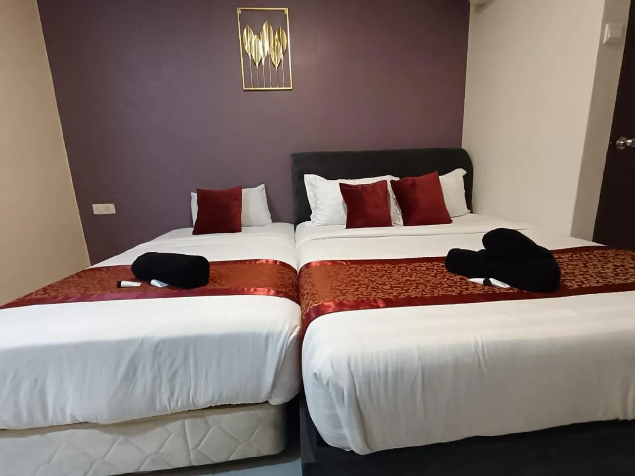 Bed in L Ferringhi Hotel