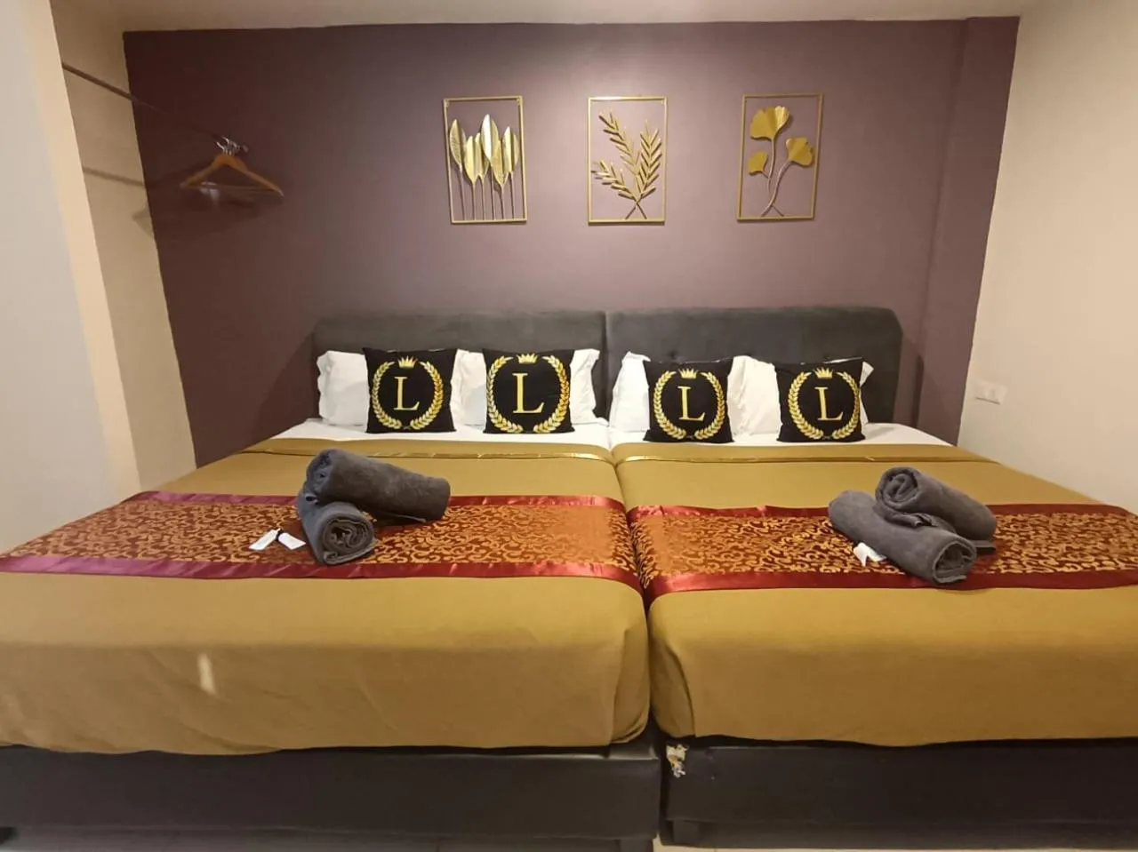 Bed in L Ferringhi Hotel