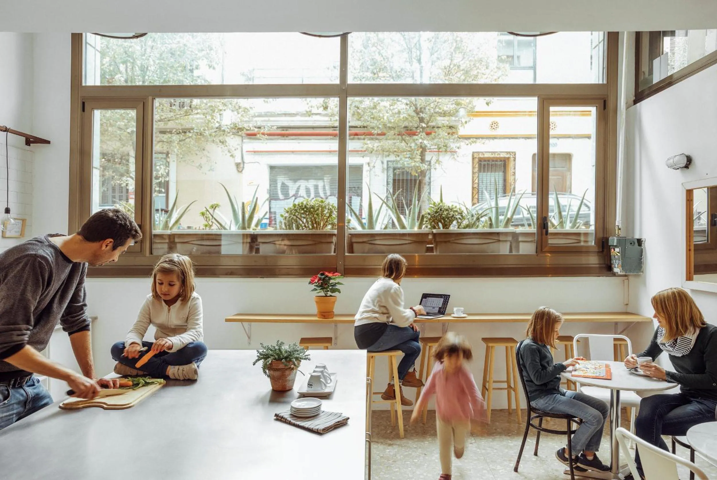 Kitchen or kitchenette in Casa Jam Barcelona