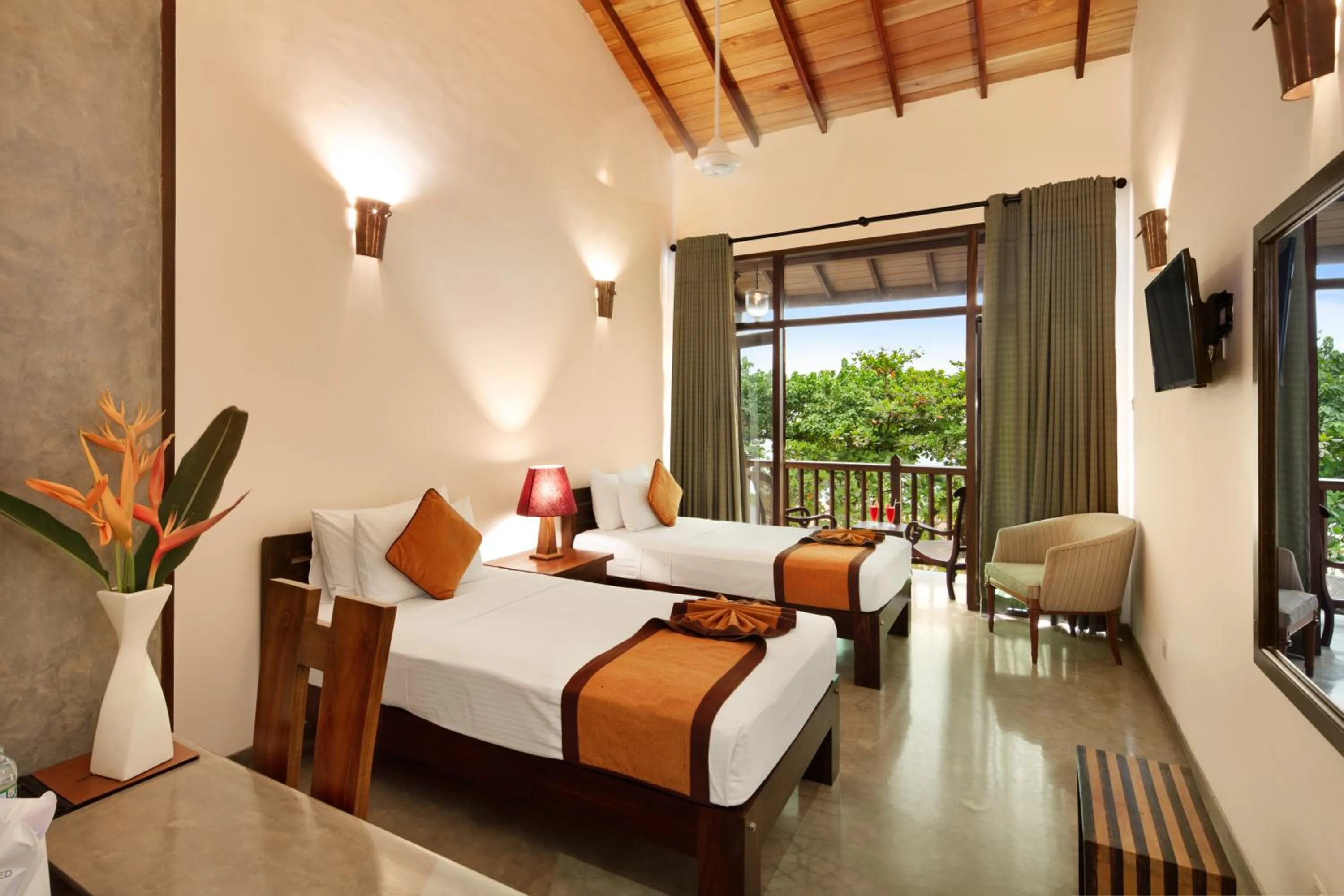 Photo of the whole room, Bed in Tartaruga Beach Unawatuna