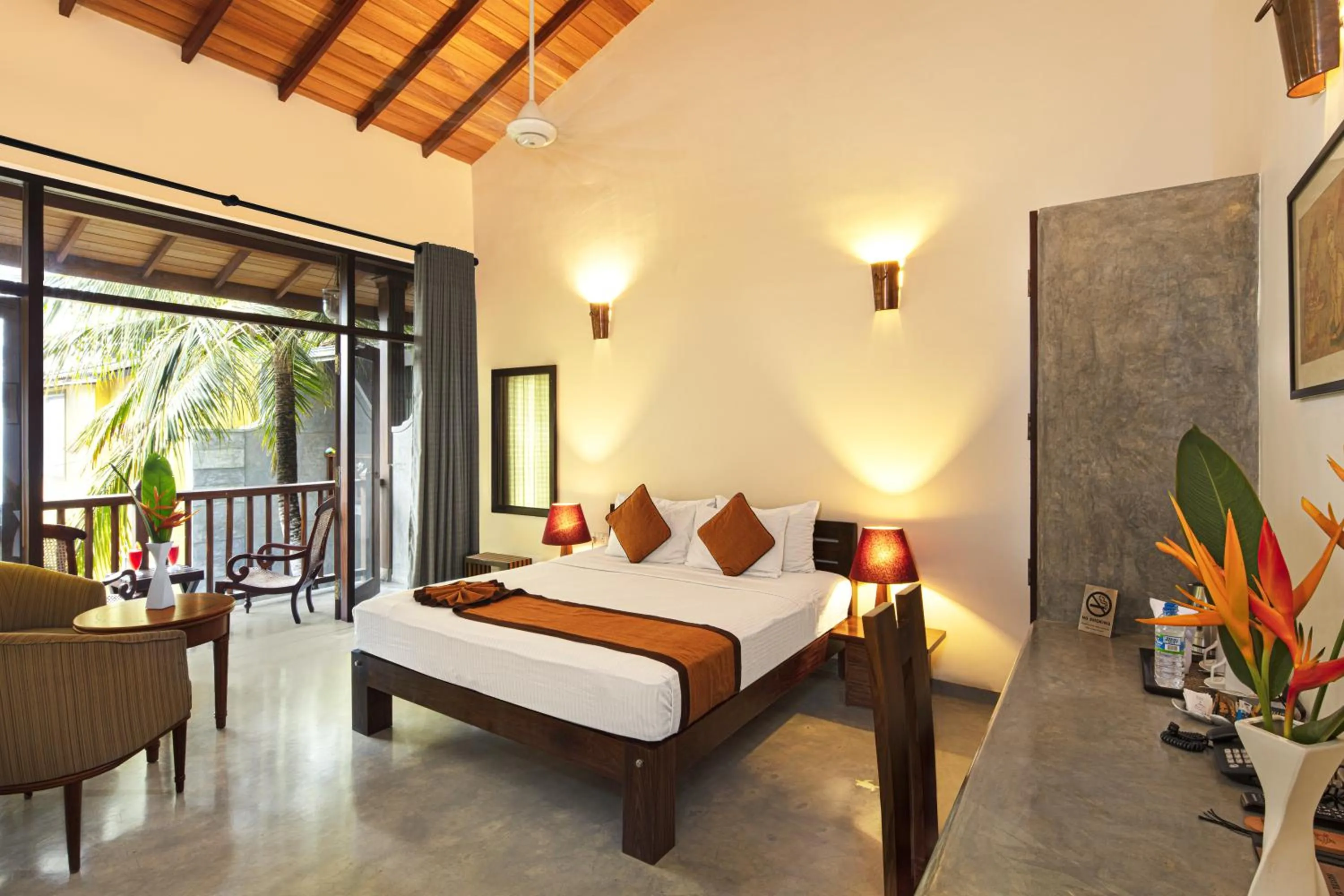 Photo of the whole room, Bed in Tartaruga Beach Unawatuna