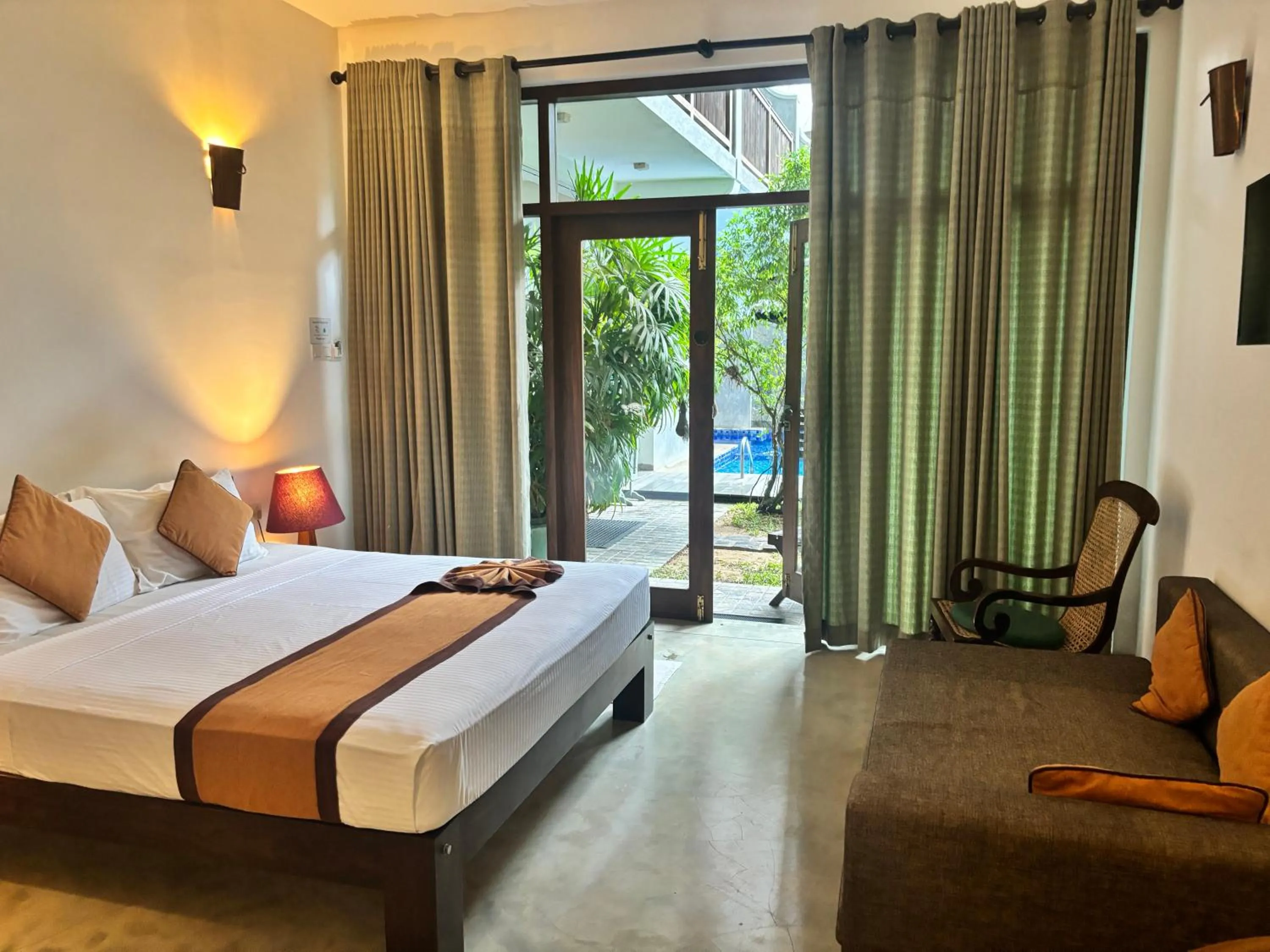 Photo of the whole room, Bed in Tartaruga Beach Unawatuna