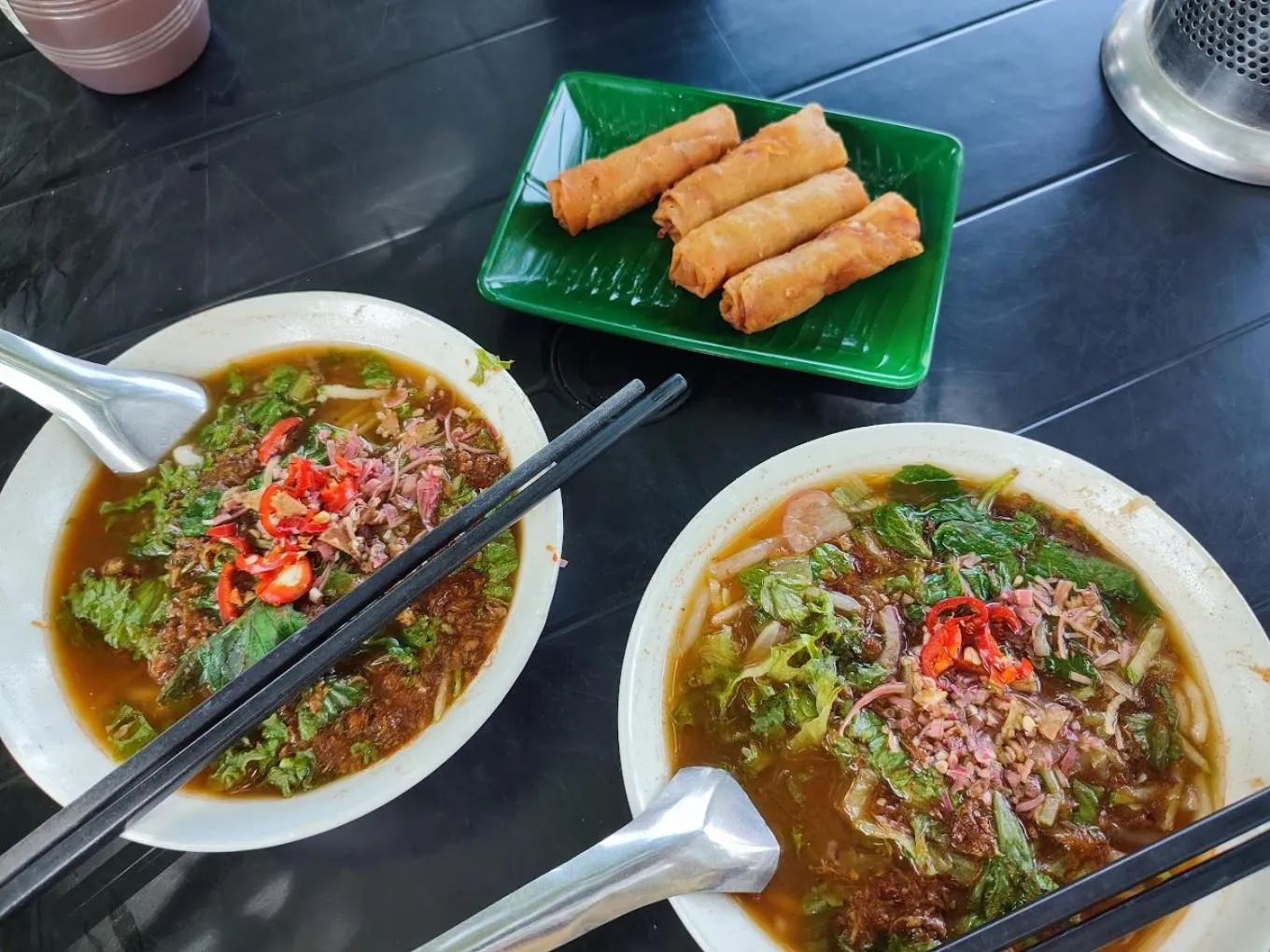 Restaurant/places to eat in Sabai Sabai Guesthouse in Bayan Lepas