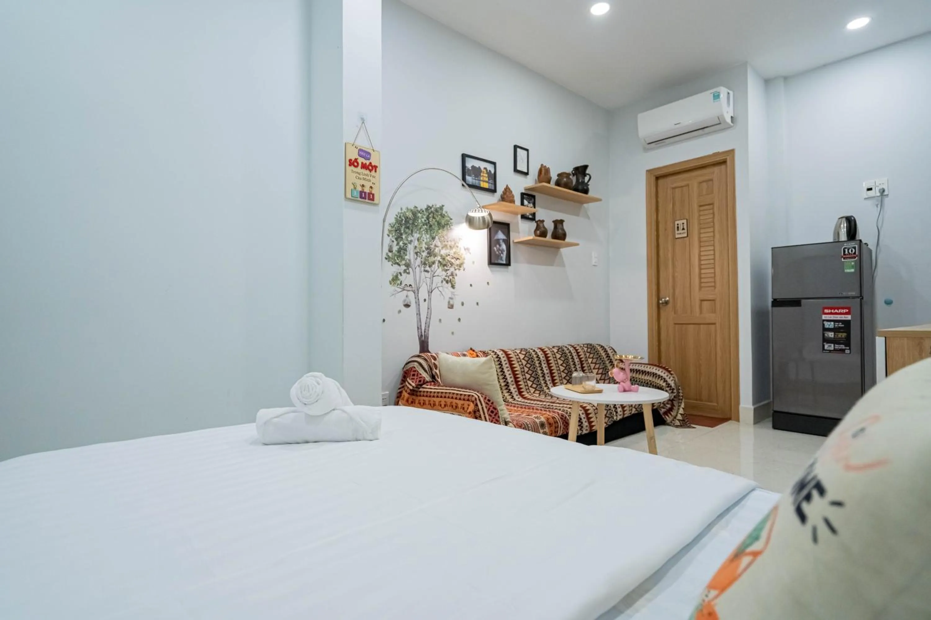 Bed in LalaHouse Spring Apartment - Saigon Center