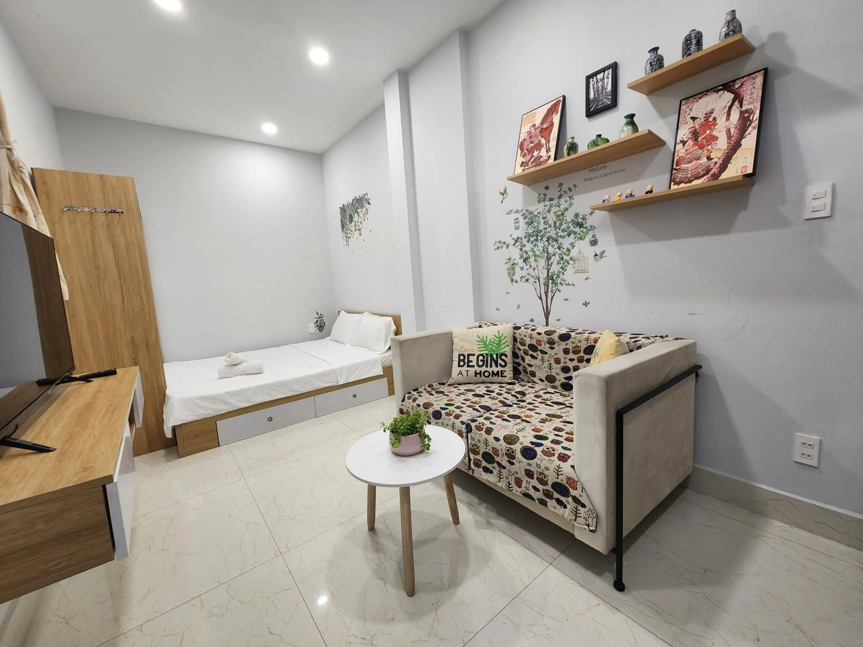 Living room in LalaHouse Spring Apartment - Saigon Center